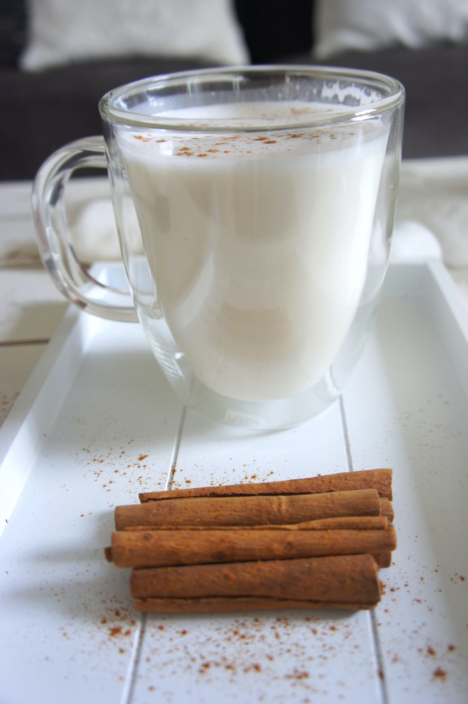 Frosted Glass Coffee Mug Drinkware & Glassware - COFFEEBRE