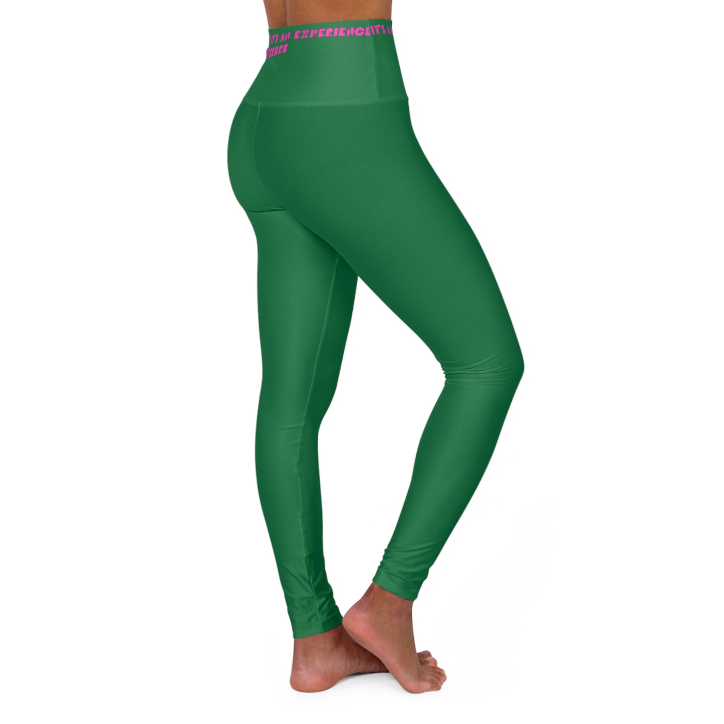 Green Fitness High Waisted Leggings - COFFEEBRE