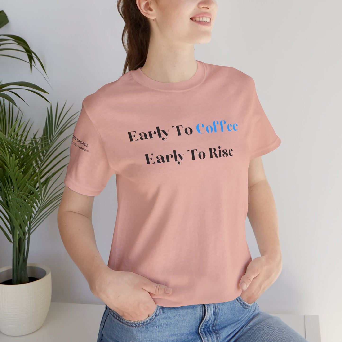 Fitness T-Shirt - Early To Coffee Workout