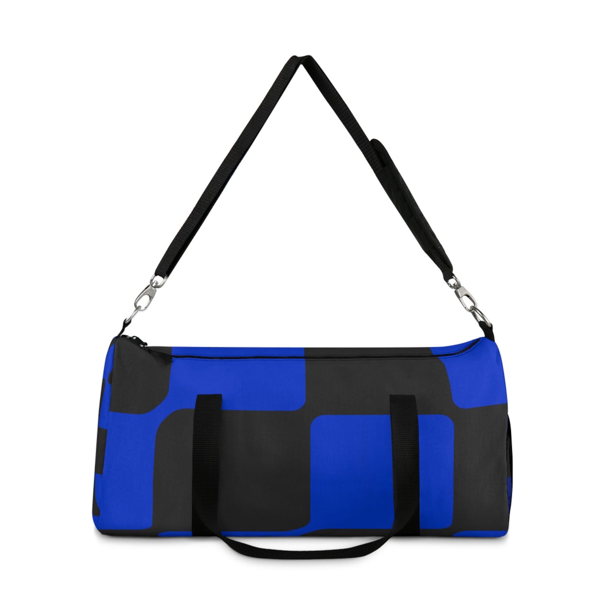 Blue Checkered Duffel Bag - COFFEEBRE