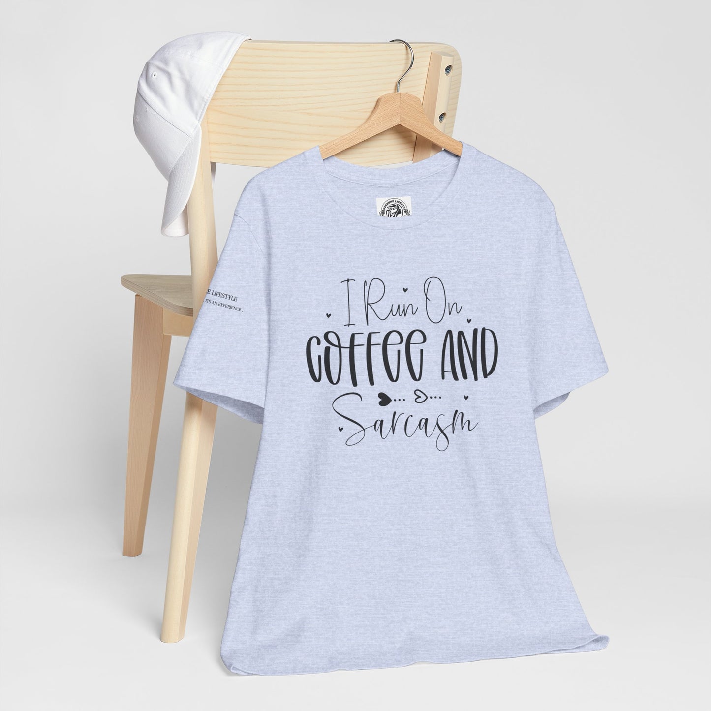 Fitness T-Shirt - I Run On Coffee Workout Shirt