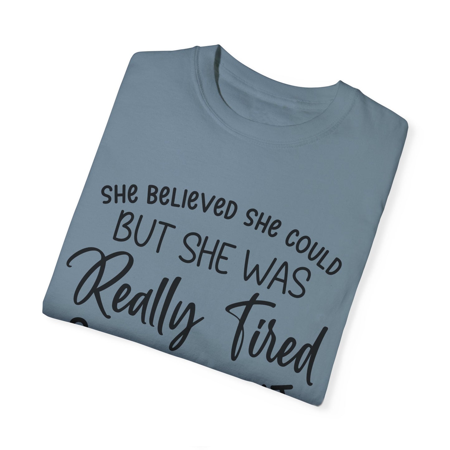 She Believed Fitness Workout T-shirt