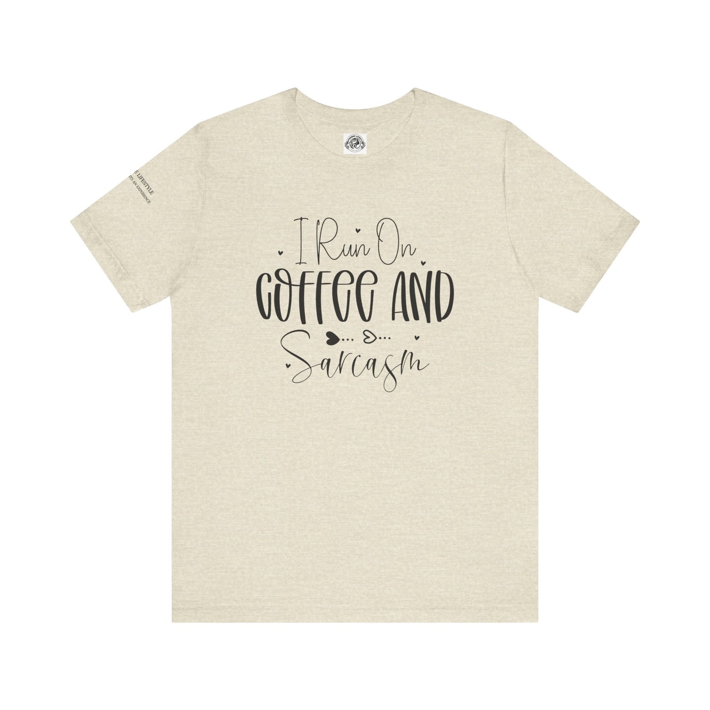 Fitness T-Shirt - I Run On Coffee Workout Shirt