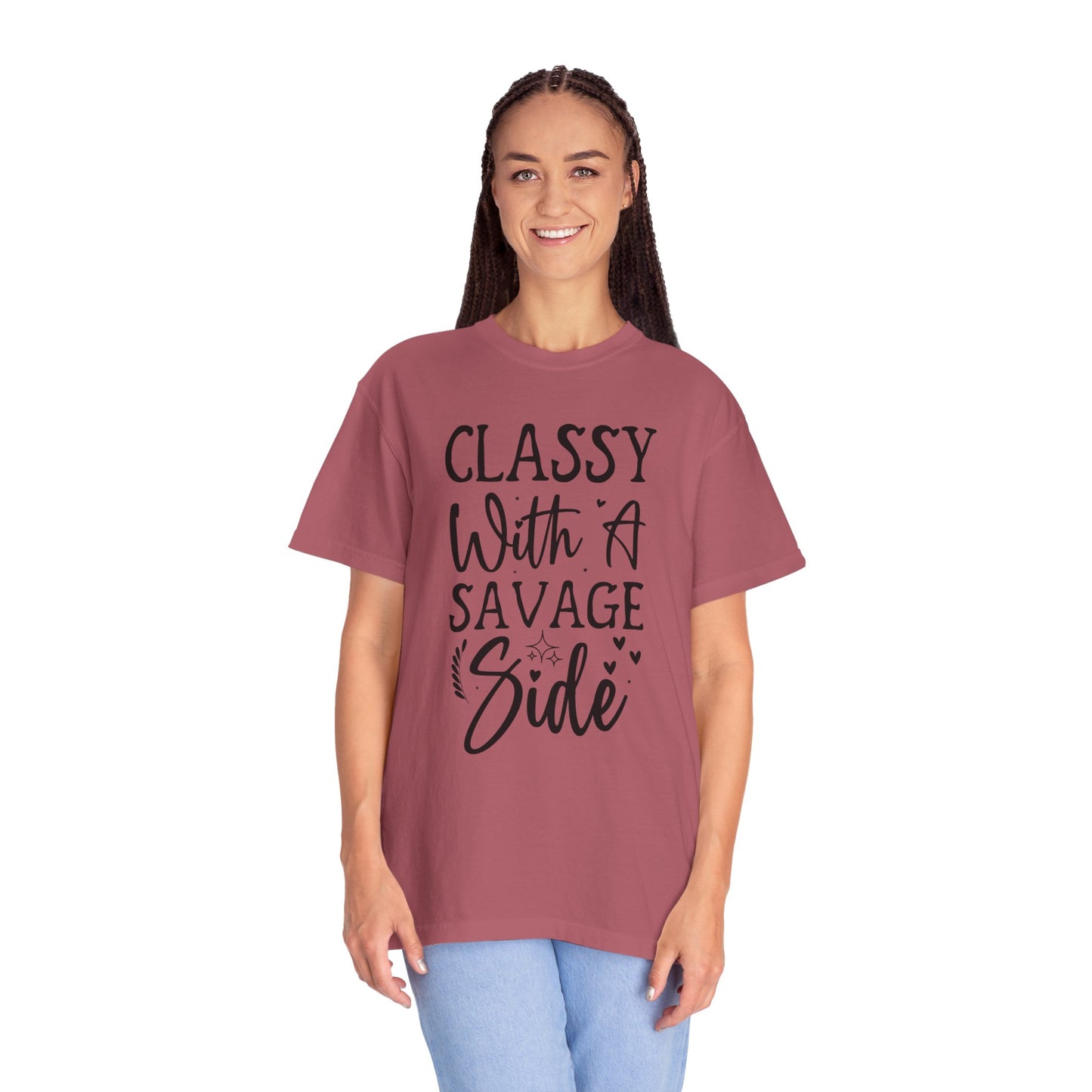 Class With Savage Side Athleisure T-shirt