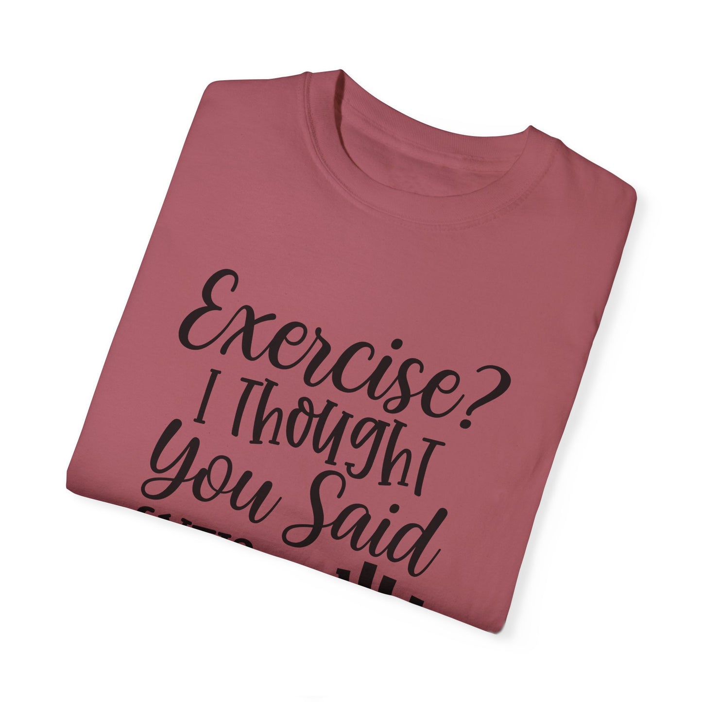 Cute Exercise Fitness T-shirt