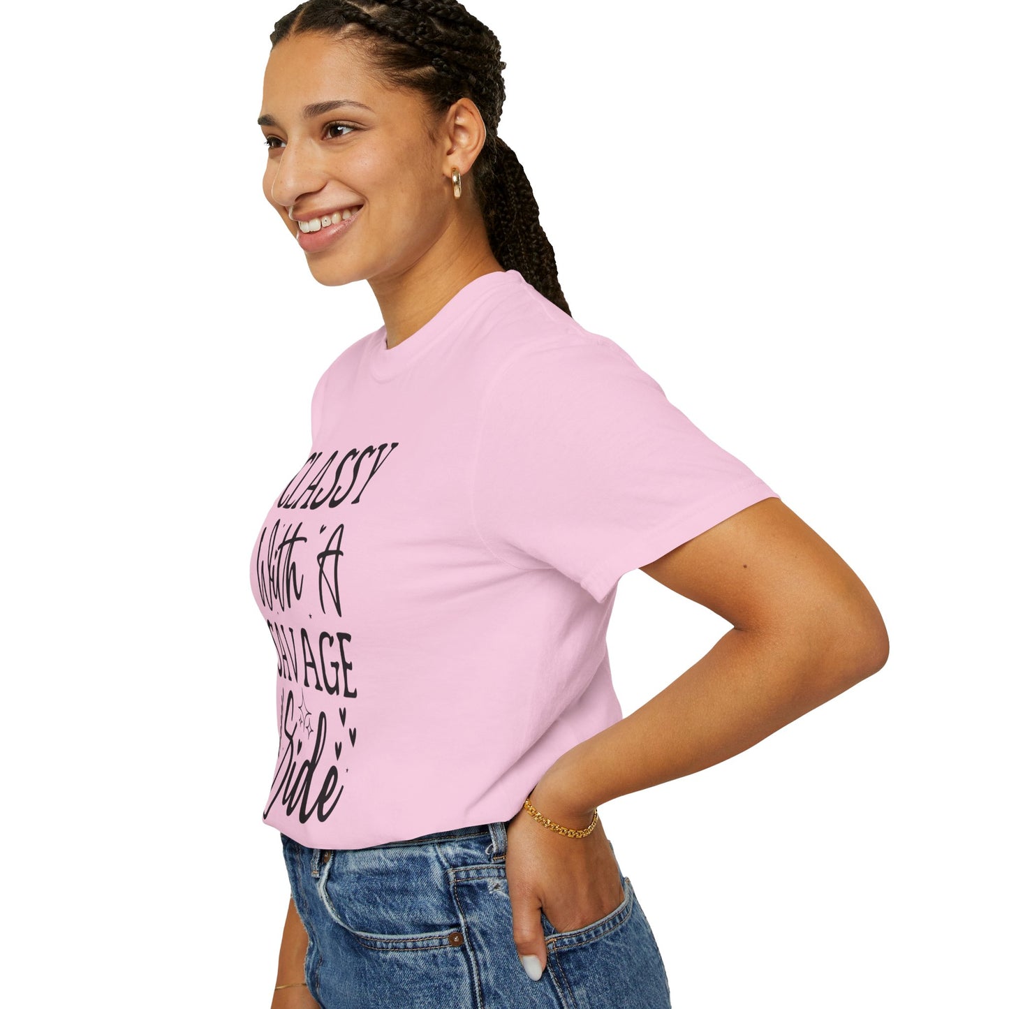 Class With Savage Side Athleisure T-shirt