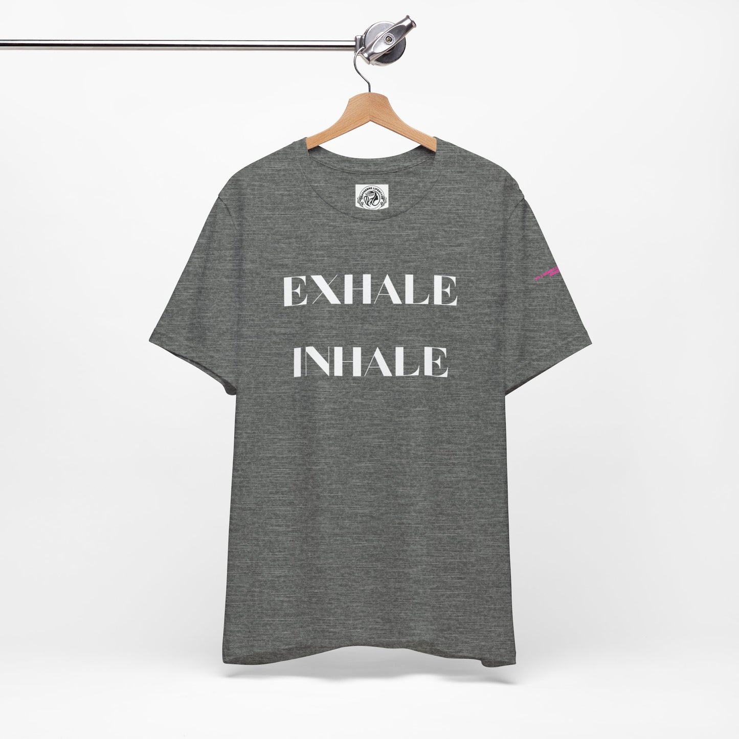 Exhale Inhale Yoga Fitness Workout T-Shirt