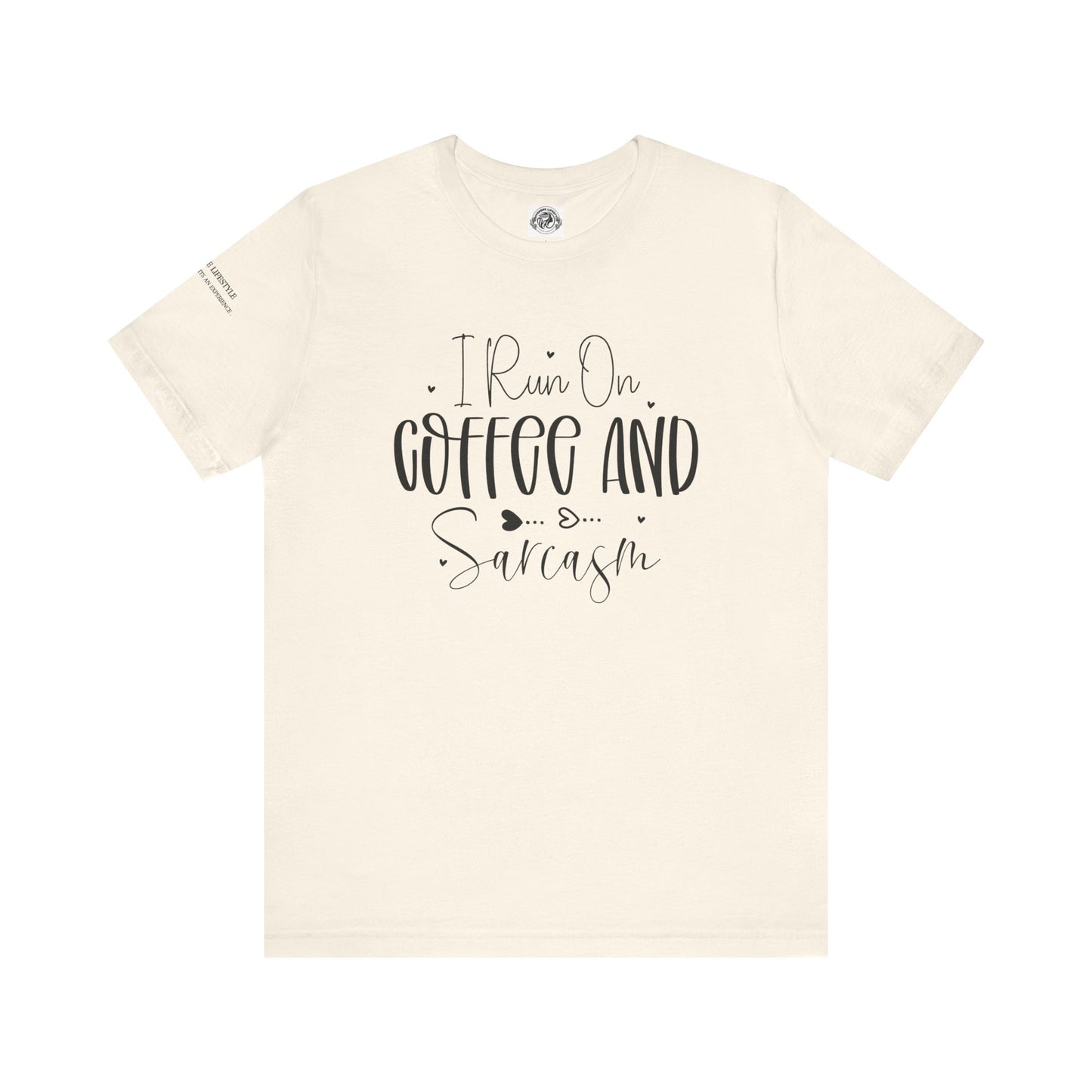 Fitness T-Shirt - I Run On Coffee Workout Shirt