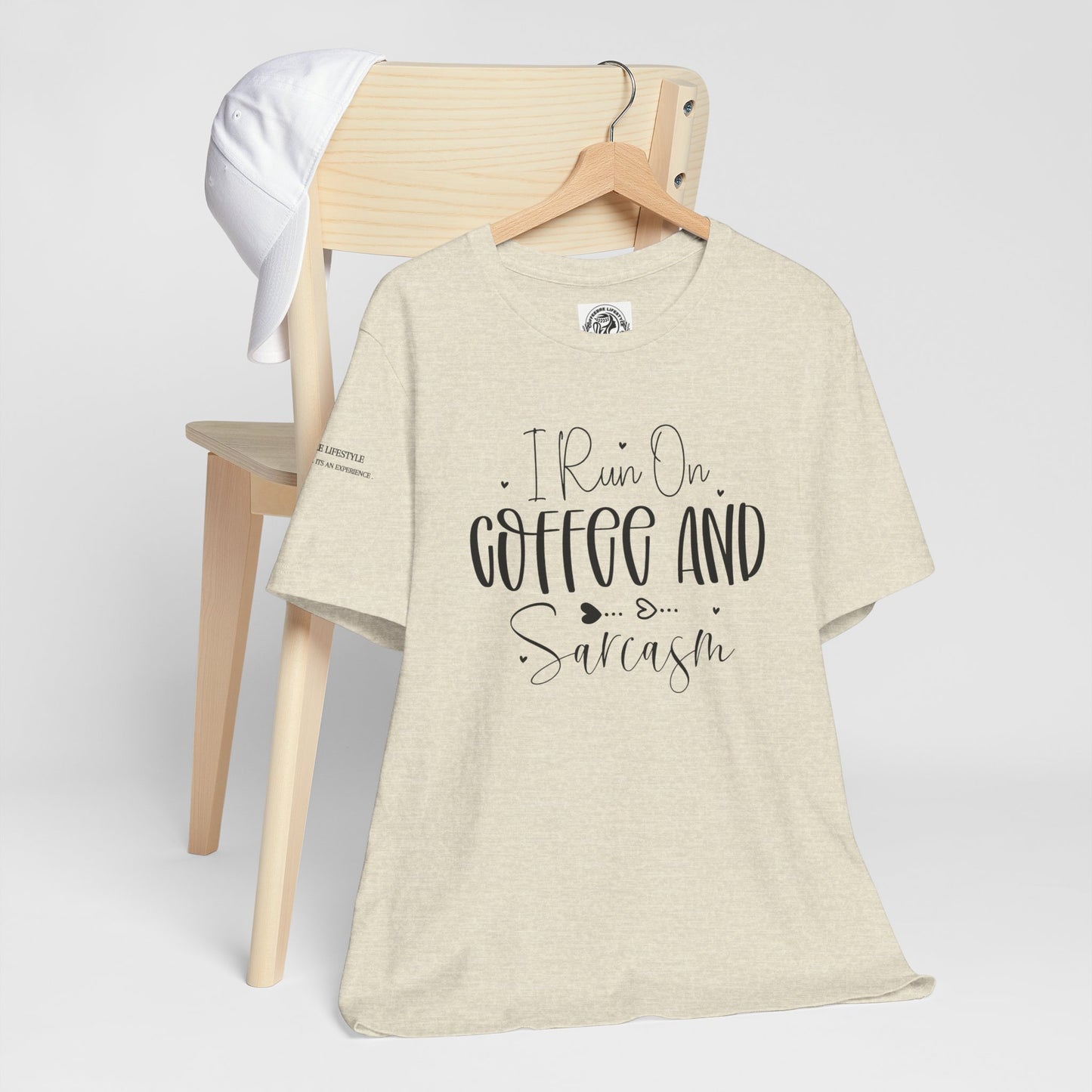 Fitness T-Shirt - I Run On Coffee Workout Shirt