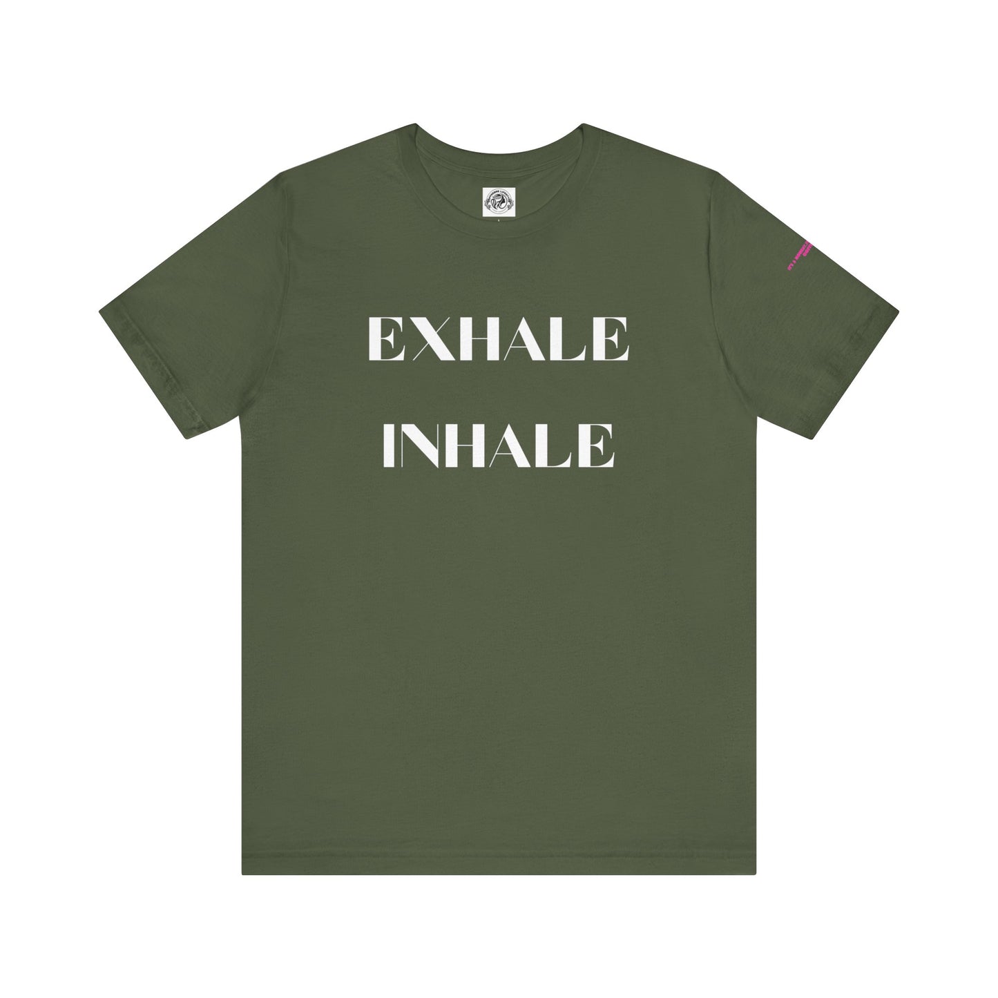 Exhale Inhale Yoga Fitness Workout T-Shirt - COFFEEBRE