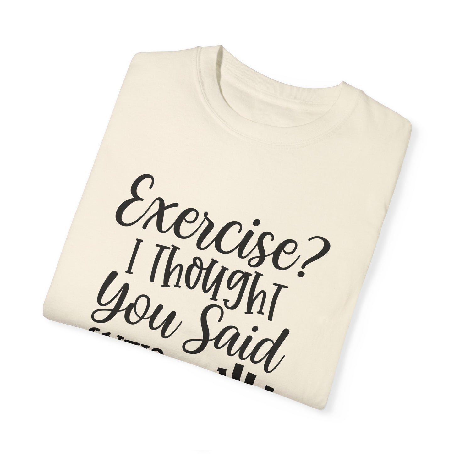 Cute Exercise Fitness T-shirt