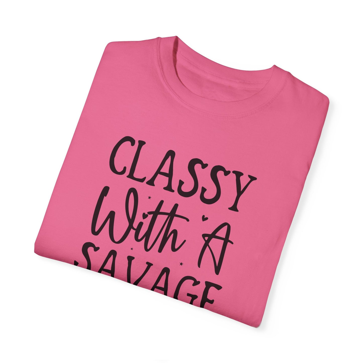 Class With Savage Side Athleisure T-shirt