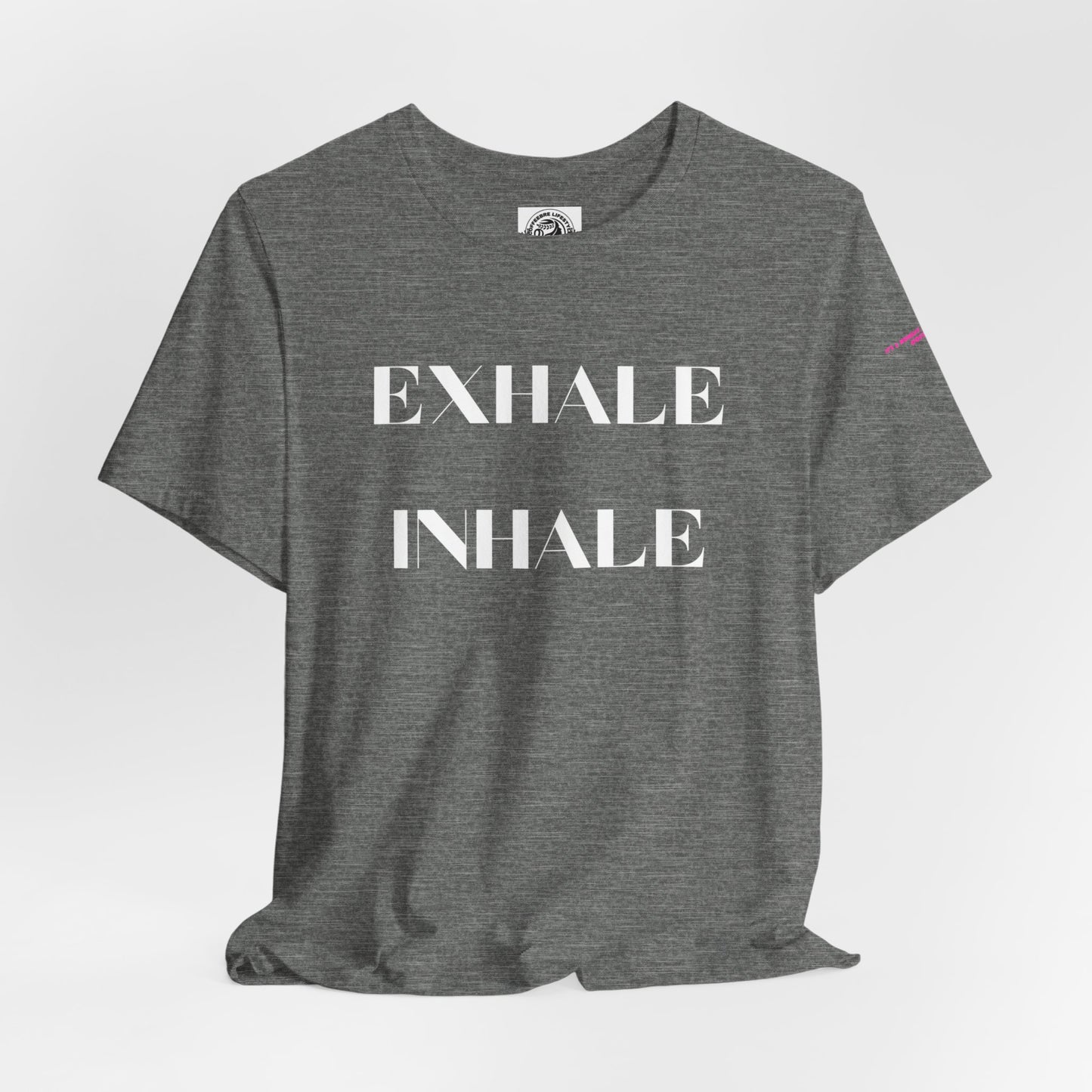 Exhale Inhale Yoga Fitness Workout T-Shirt