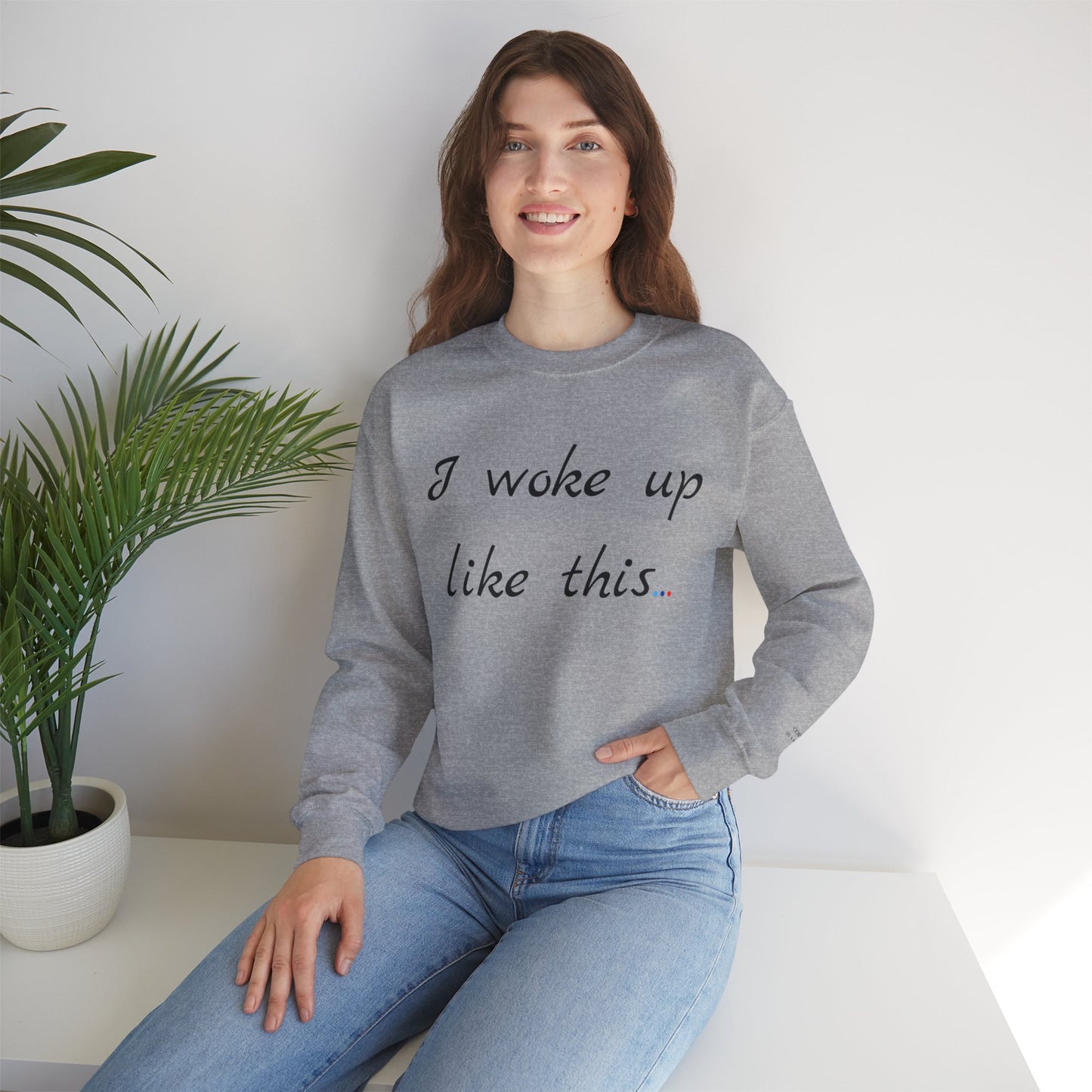 Woke Up Fitness Crewneck Sweatshirt