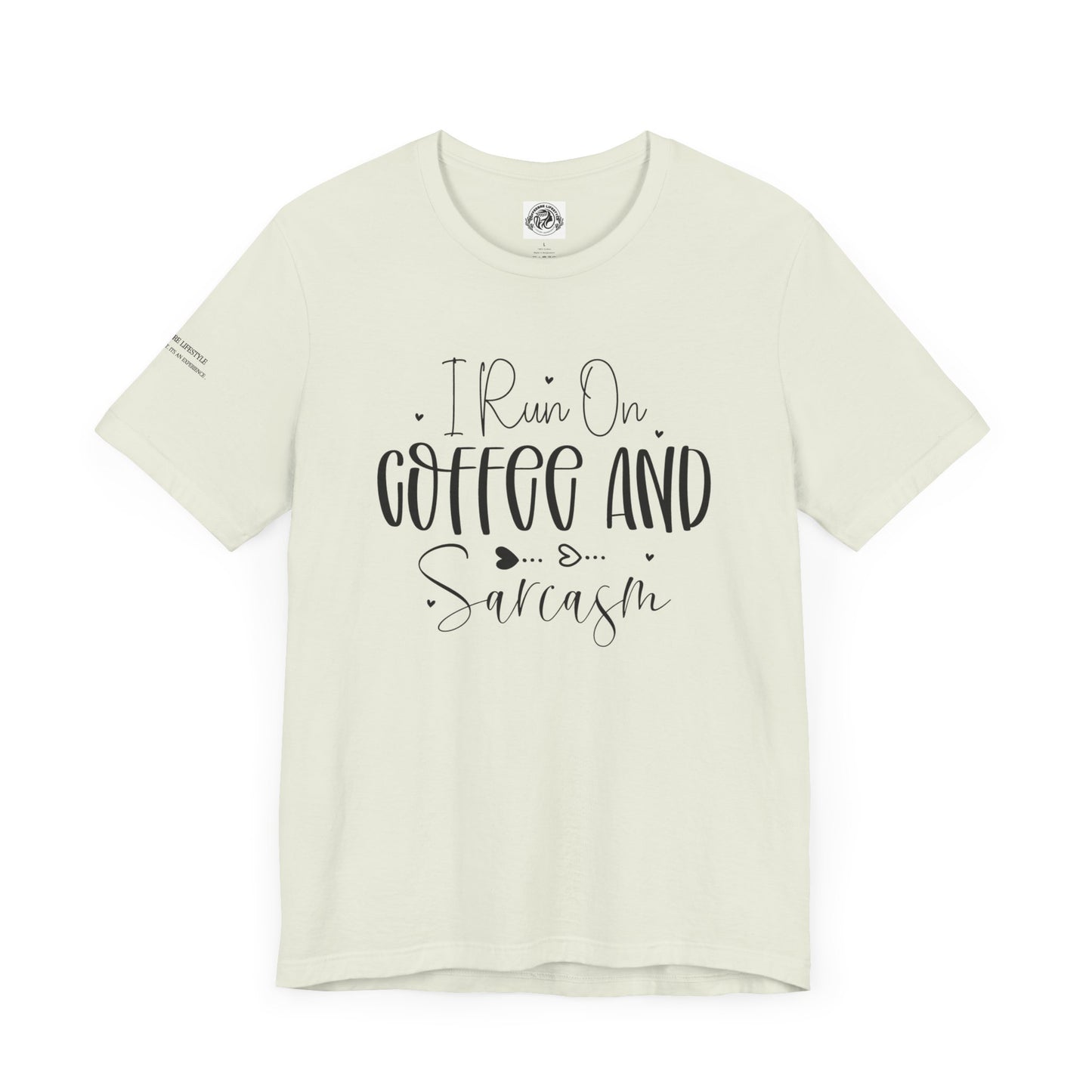 Fitness T-Shirt - I Run On Coffee Workout Shirt