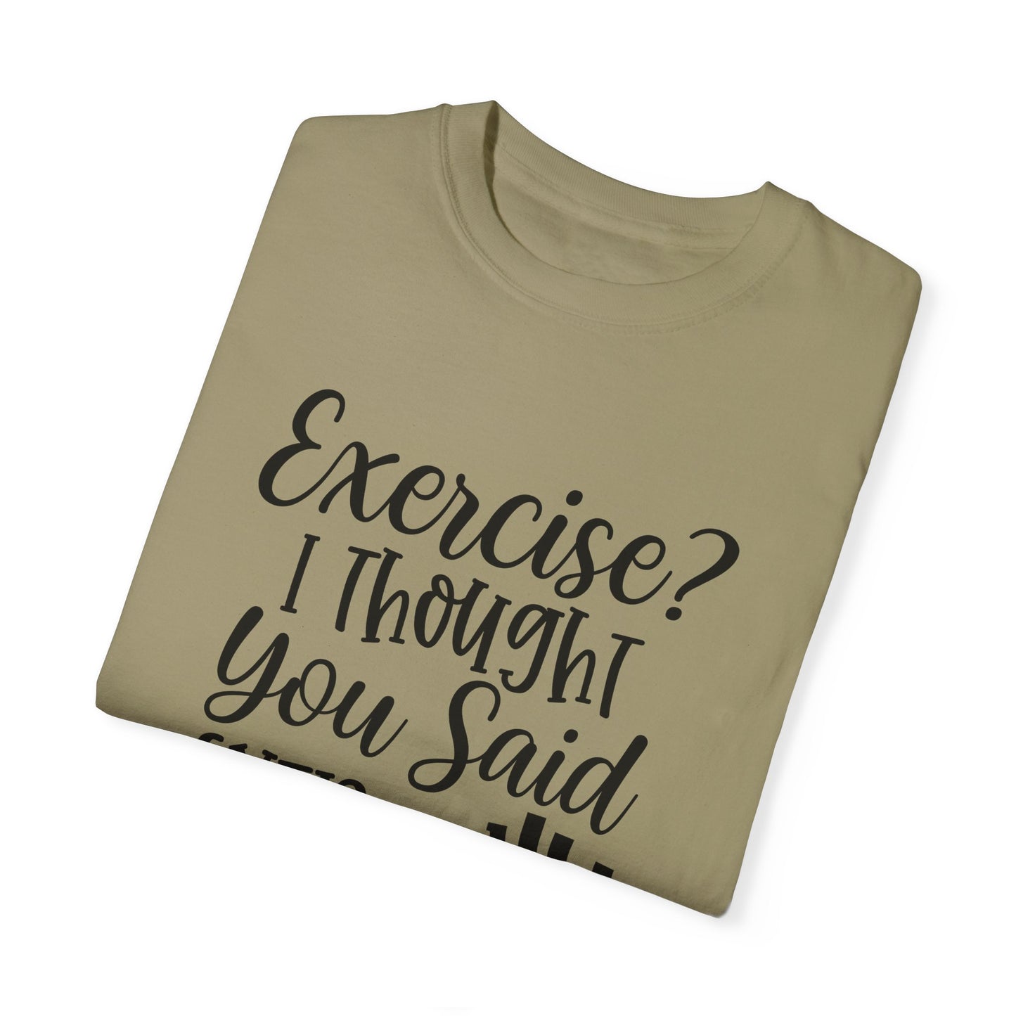 Cute Exercise Fitness T-shirt