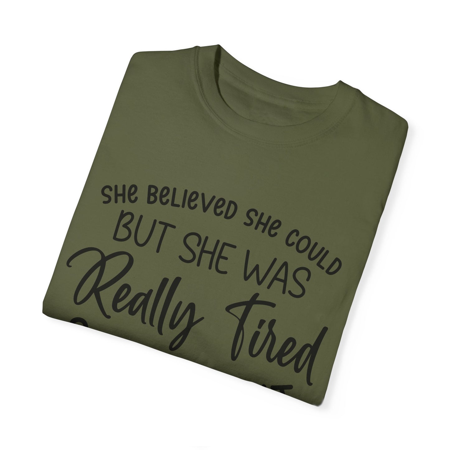 She Believed Fitness Workout T-shirt