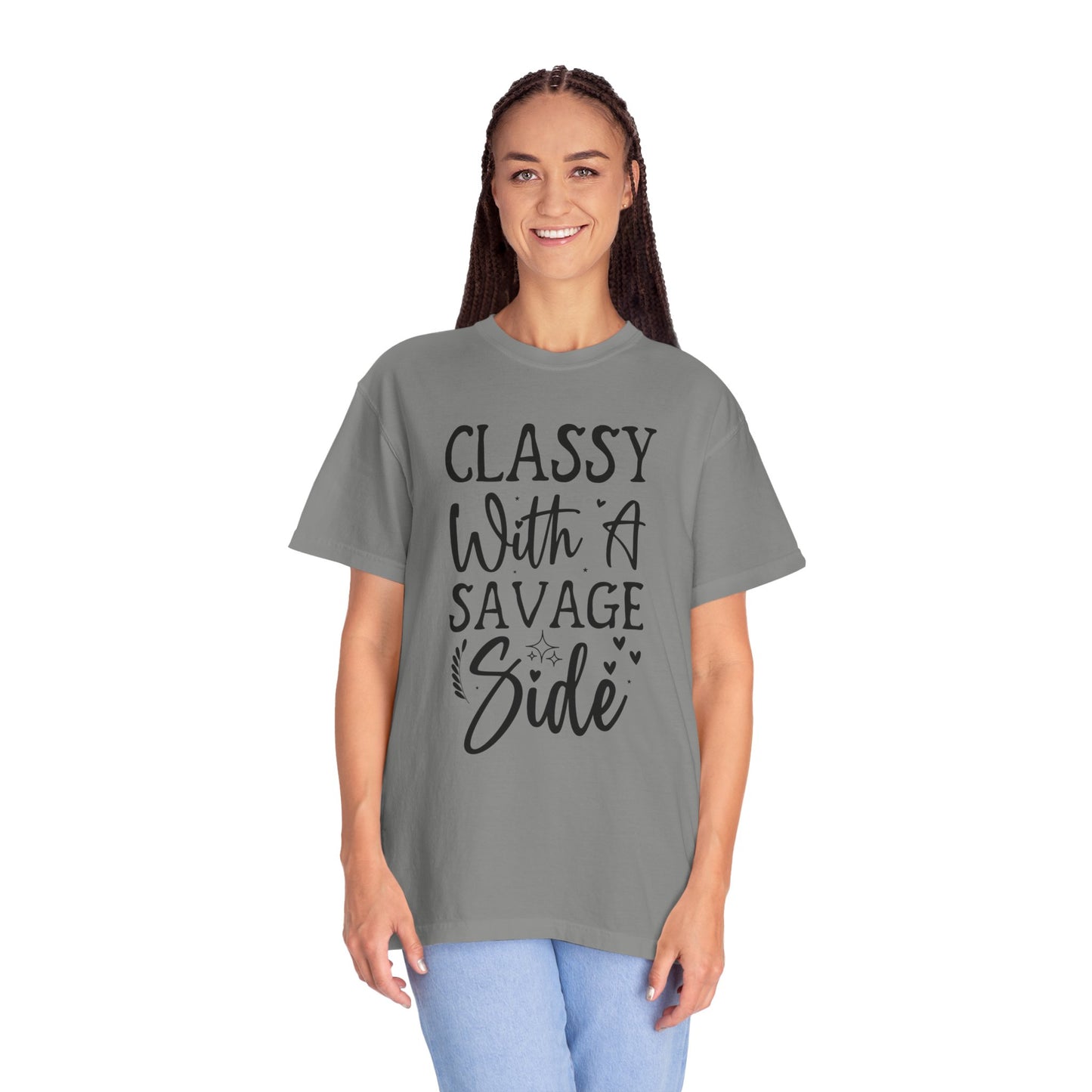 Class With Savage Side Athleisure T-shirt