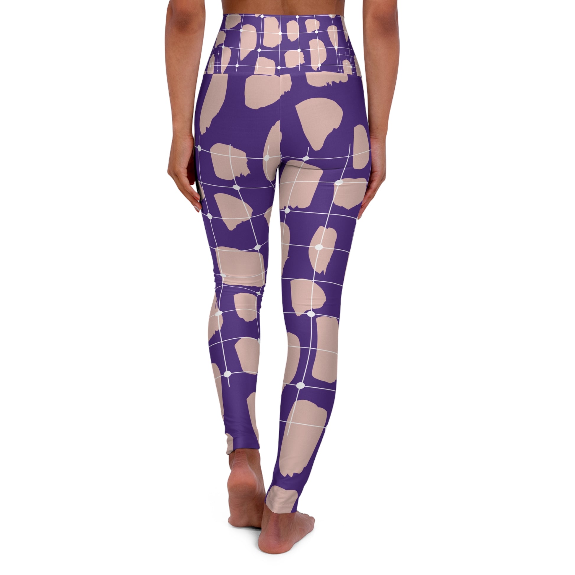 Premium Purple High Waisted Yoga Leggings - COFFEEBRE