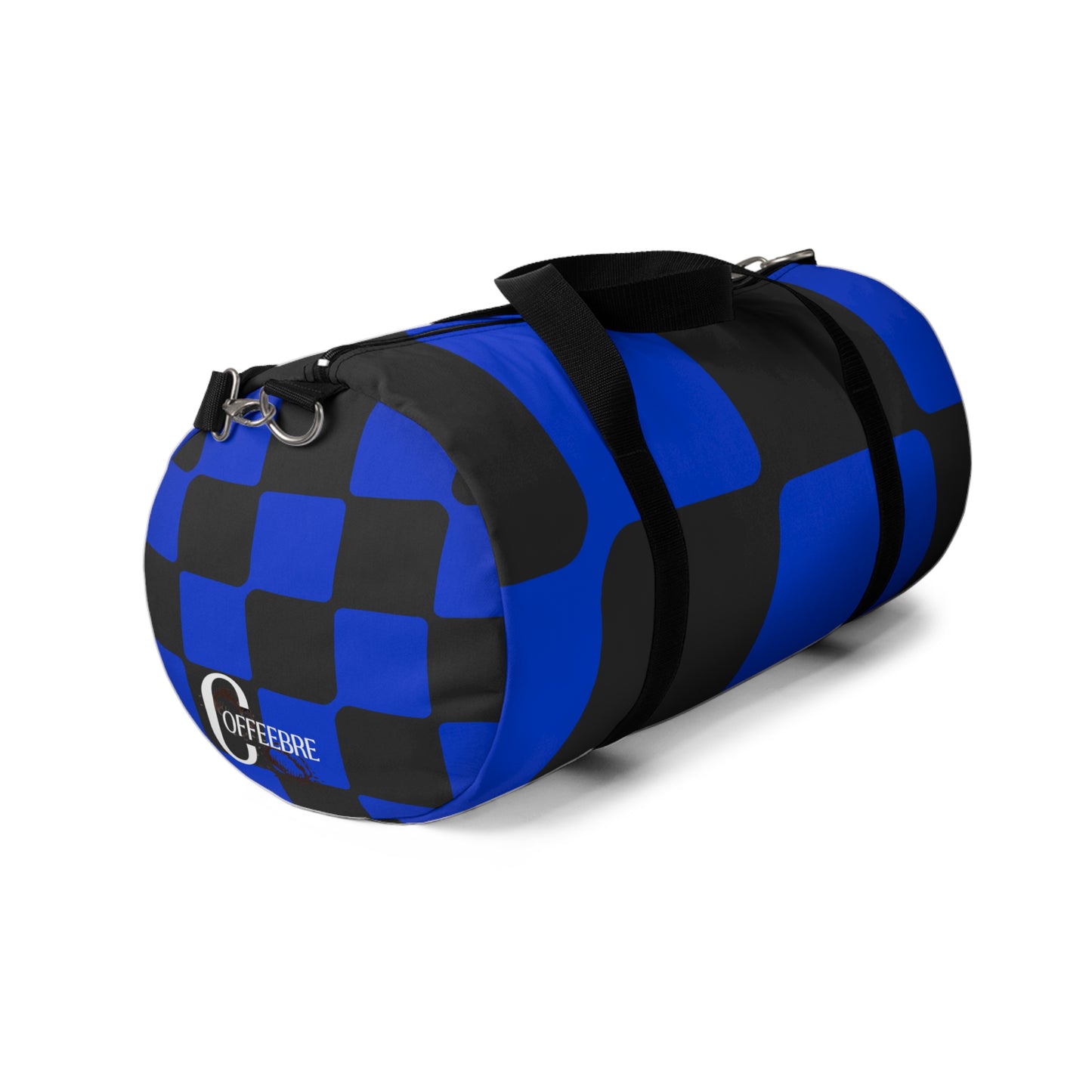 Blue Checkered Duffel Bag - COFFEEBRE