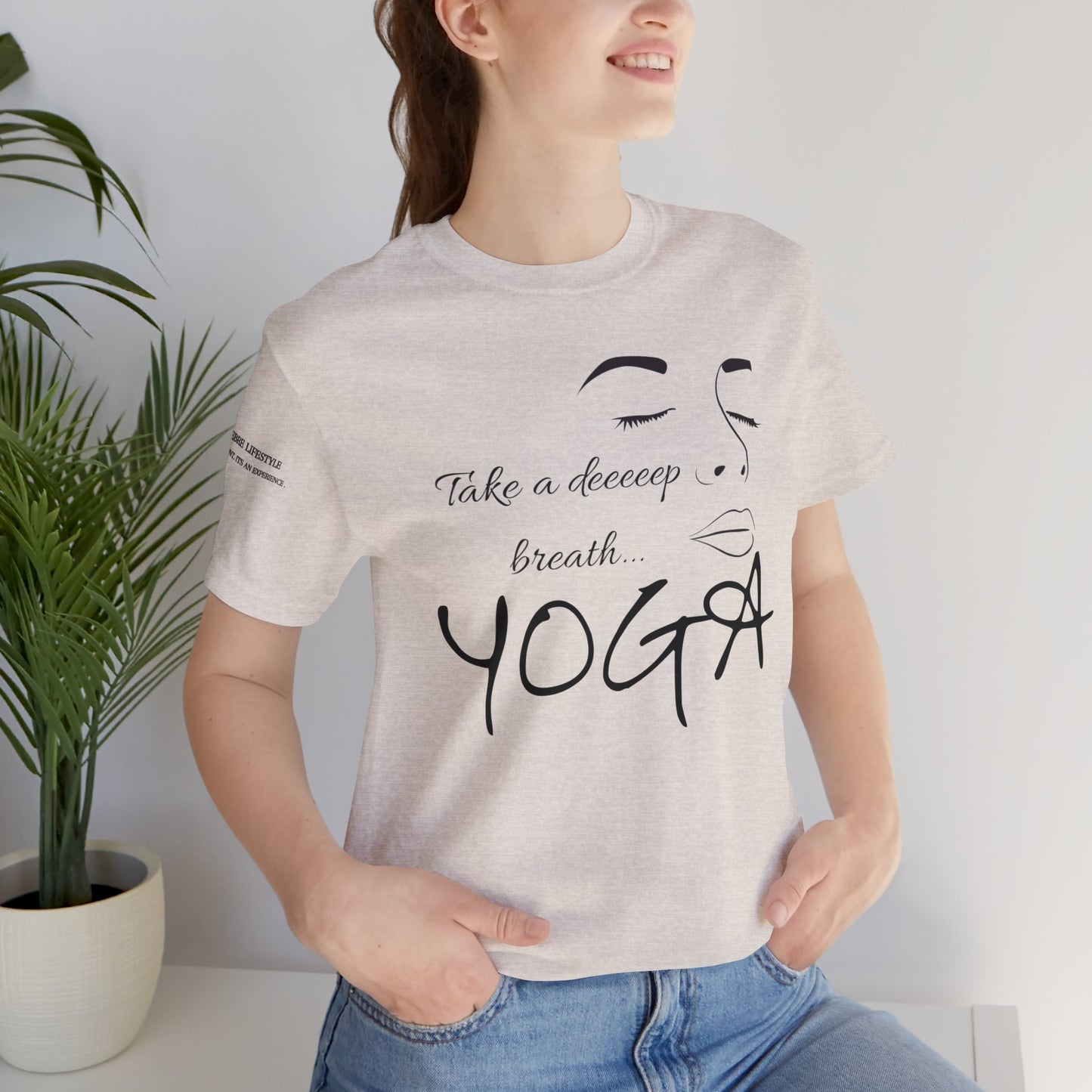 Take Deep Breath Yoga Workout T-Shirt