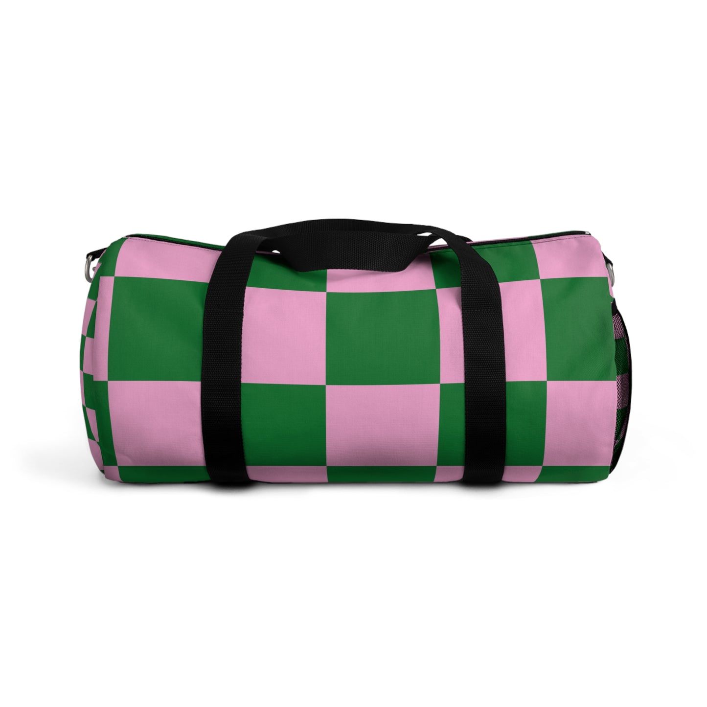 Green Checkered Gym Duffel Bag - COFFEEBRE