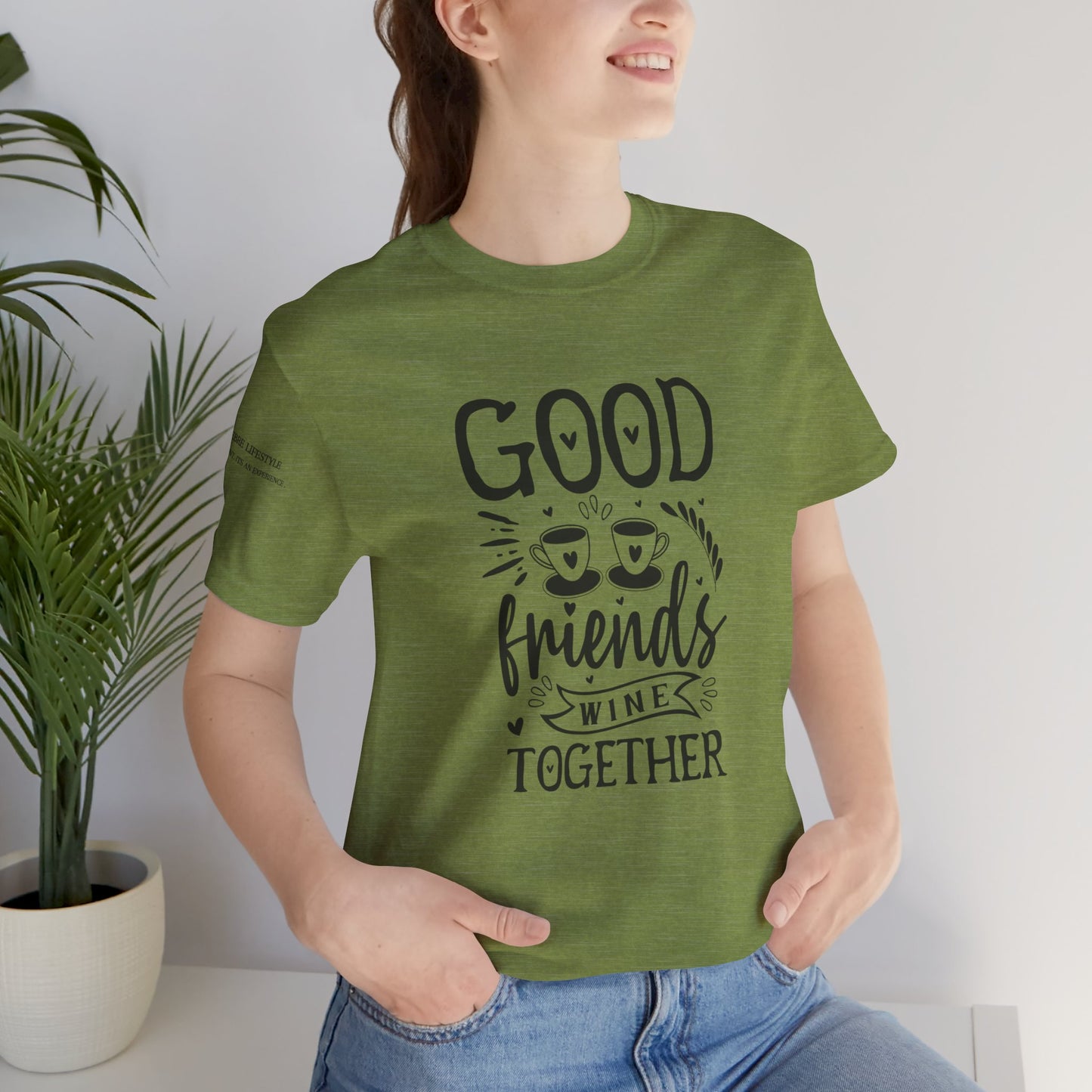 Fitness T-Shirt -Good Friends Workout Shirt