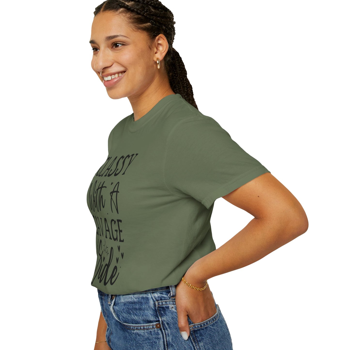 Class With Savage Side Athleisure T-shirt