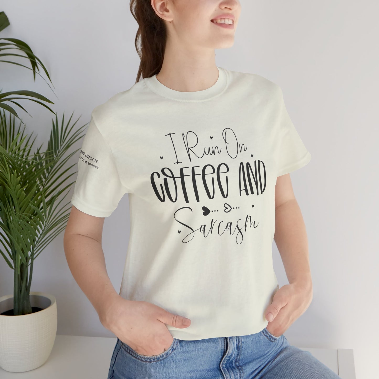 Fitness T-Shirt - I Run On Coffee Workout Shirt