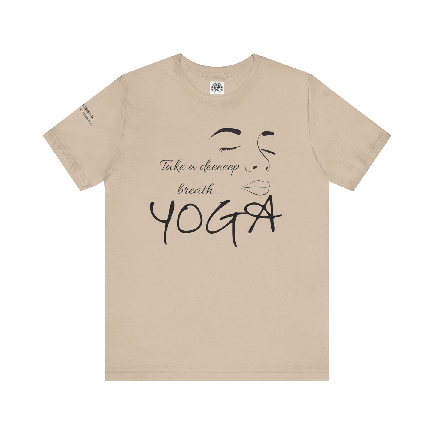 Take Deep Breath Yoga Workout T-Shirt- COFFEEBRE