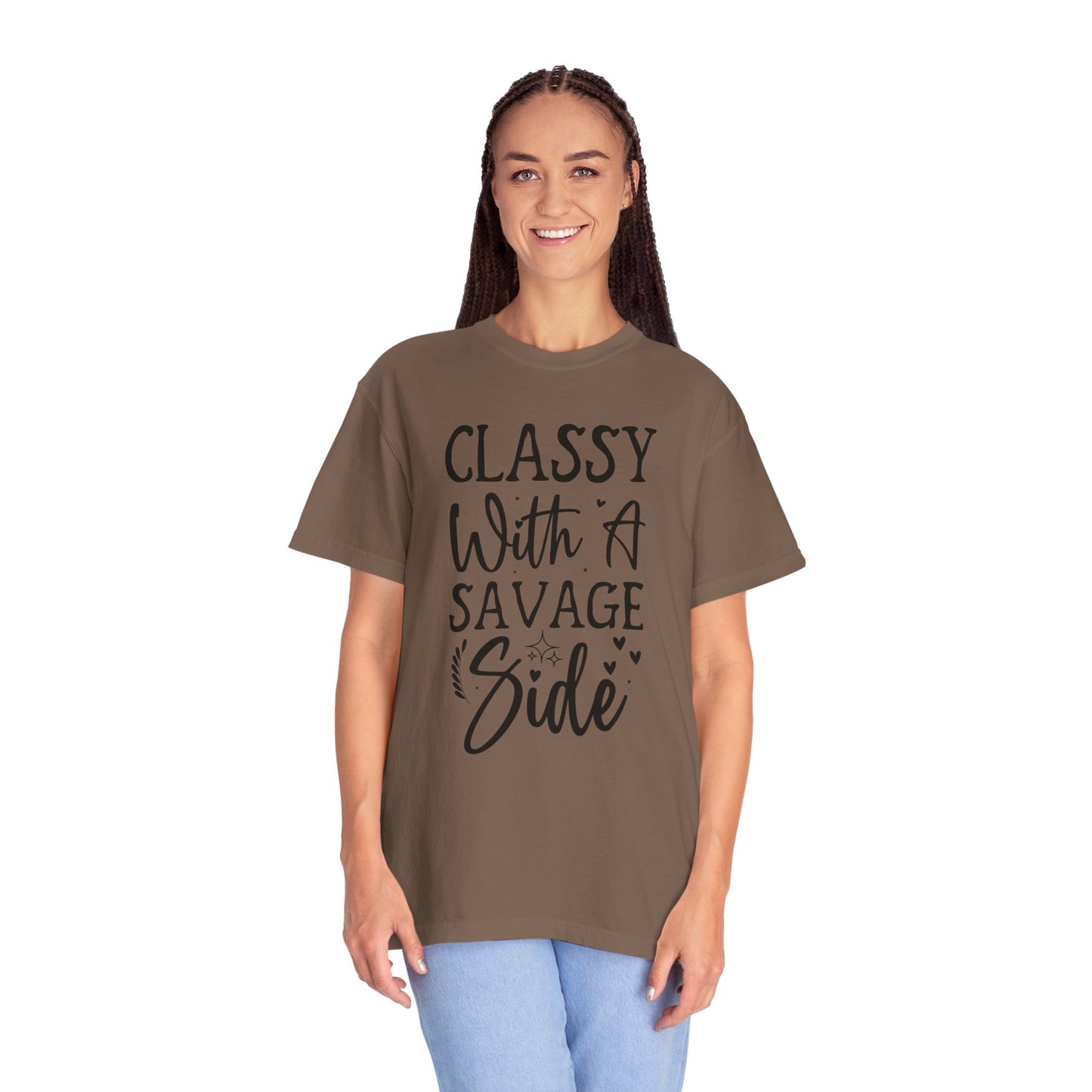 Class With Savage Side Athleisure T-shirt