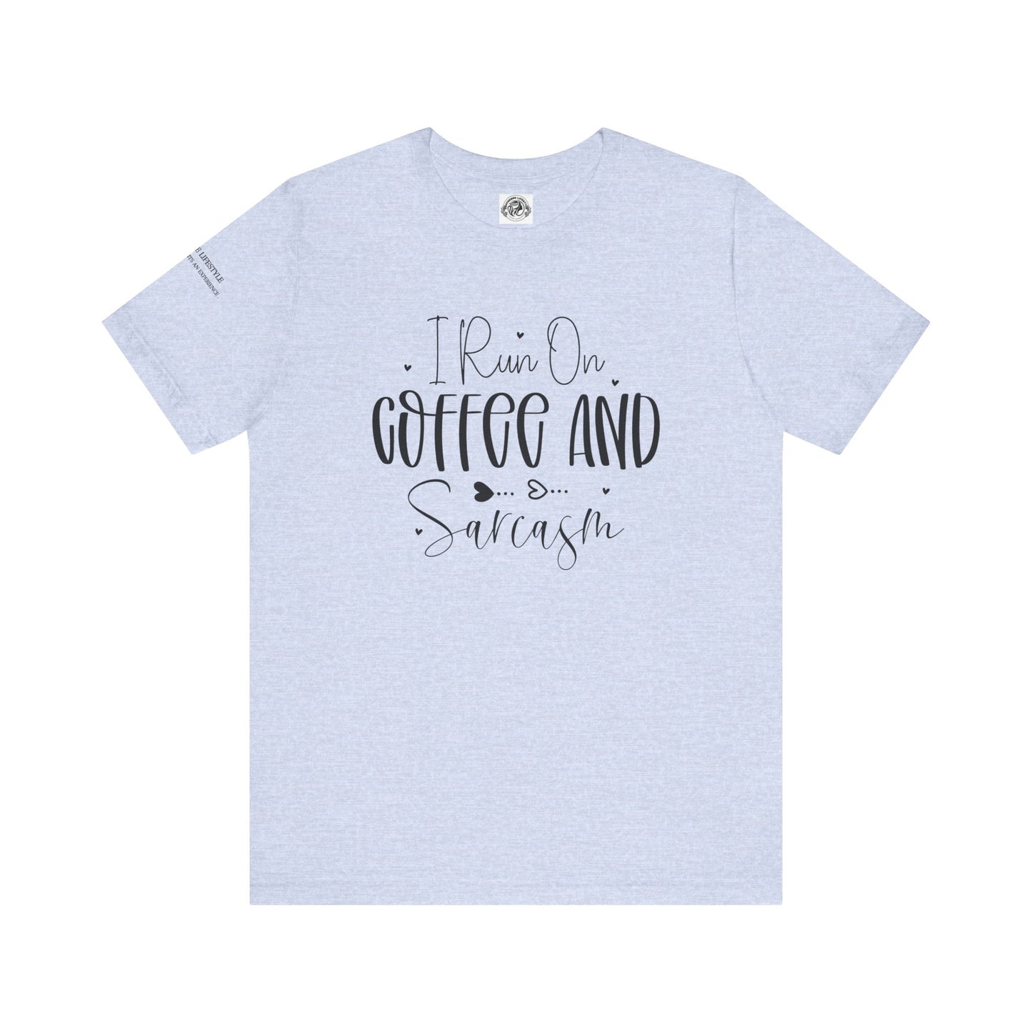 Fitness T-Shirt - I Run On Coffee Workout Shirt