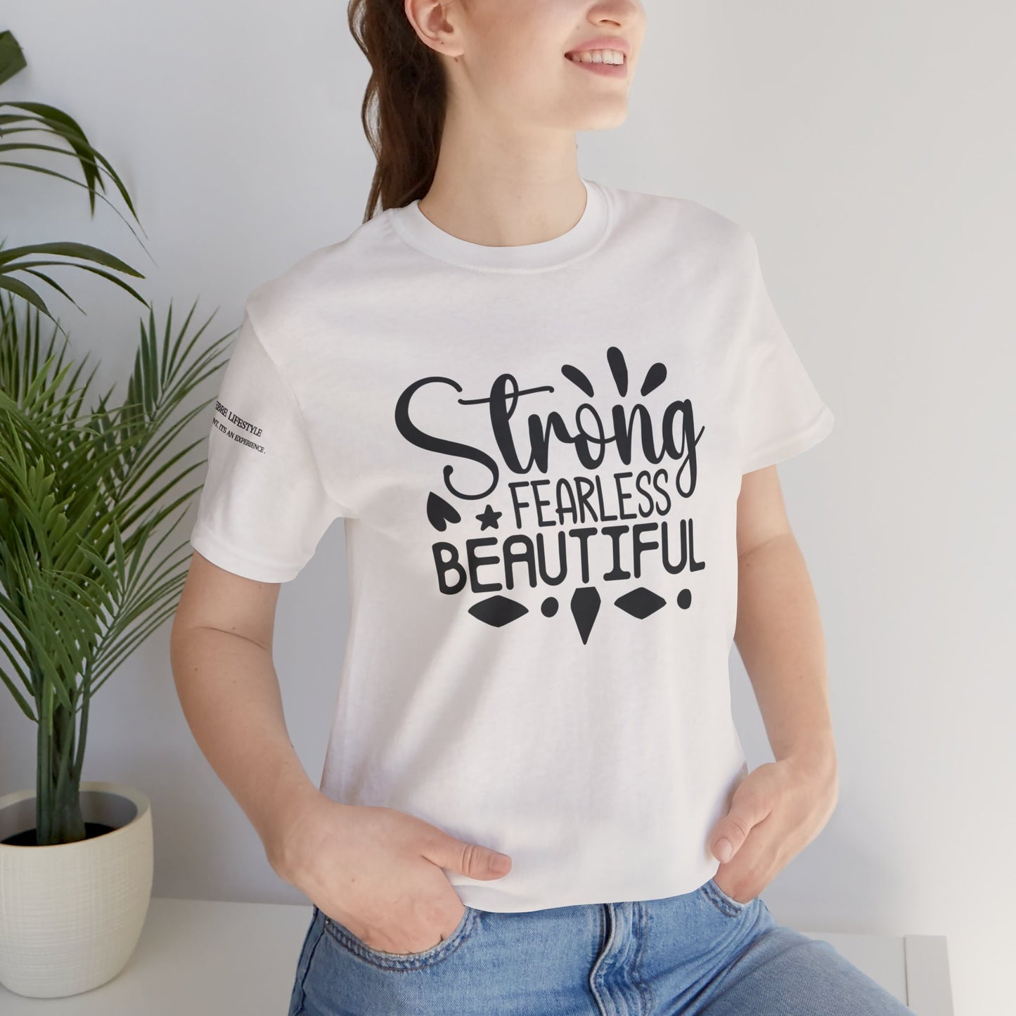 Strong Fearless Fitness Workout T-Shirt