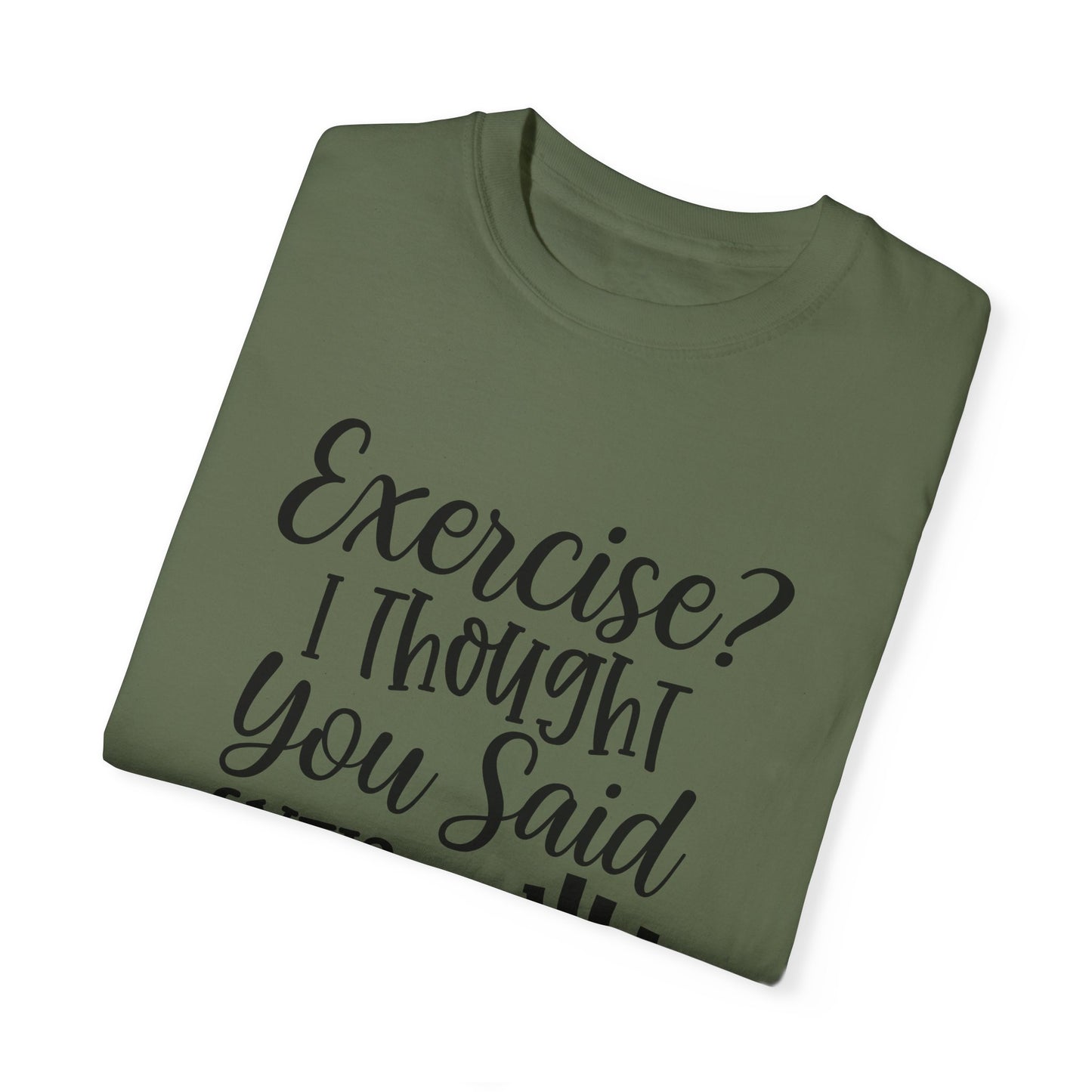 Cute Exercise Fitness T-shirt