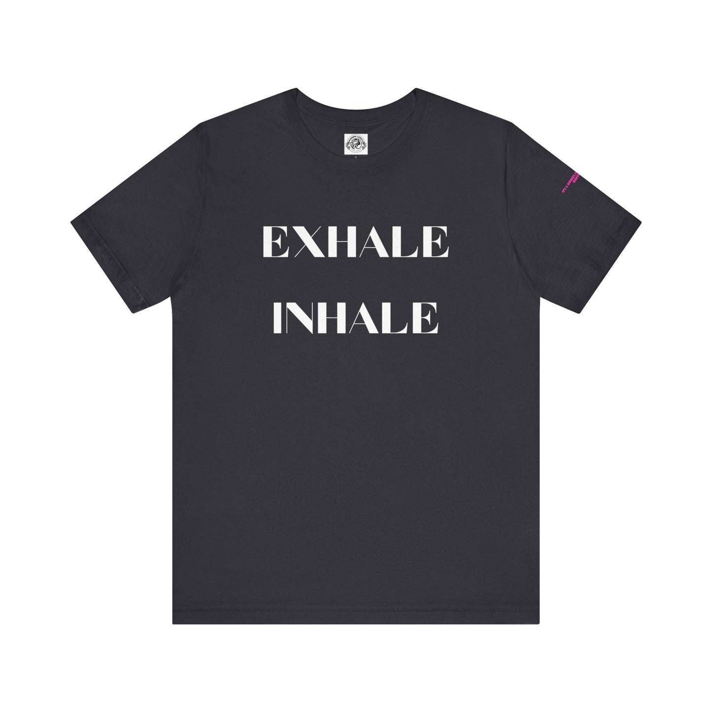 Exhale Inhale Yoga Fitness Workout T-Shirt - COFFEEBRE