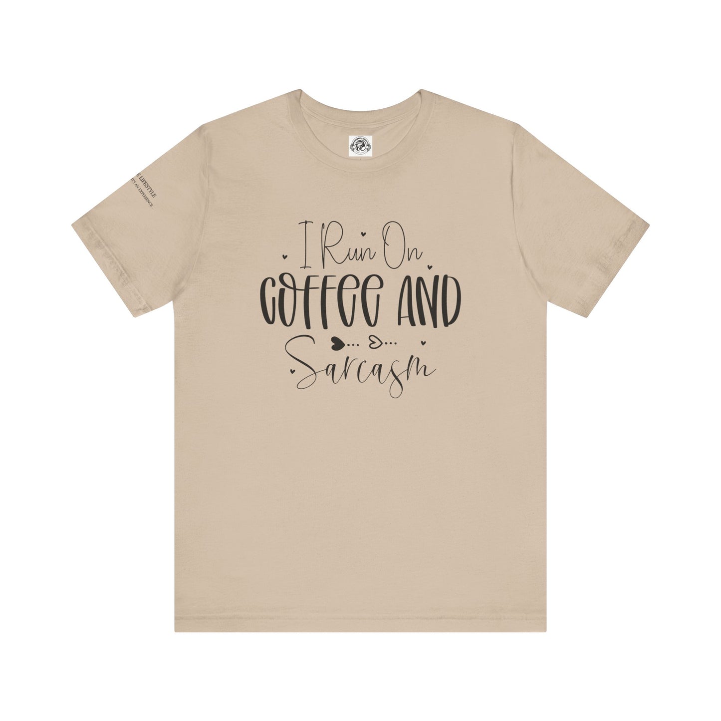 Fitness T-Shirt - I Run On Coffee Workout Shirt