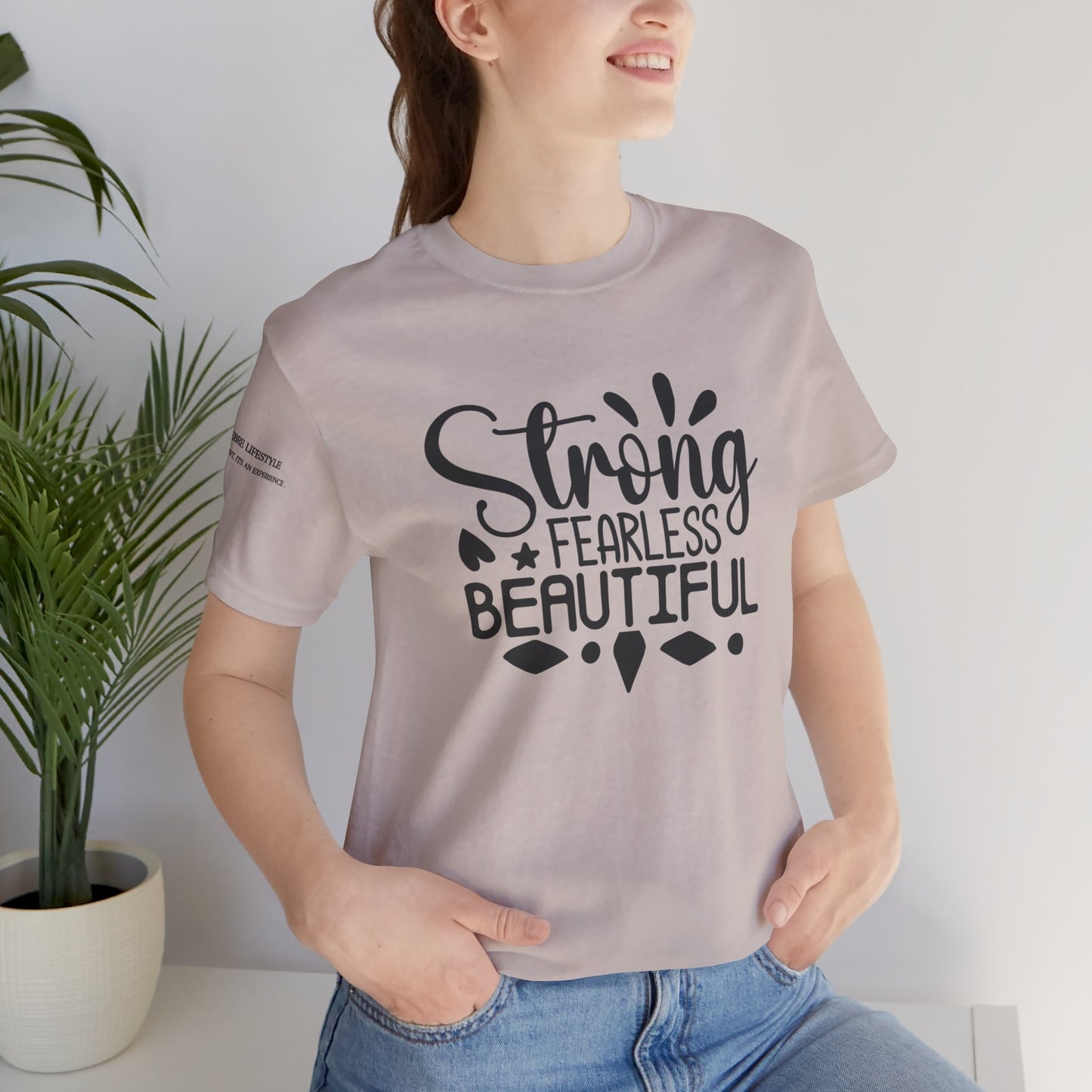 Strong Fearless Fitness Workout T-Shirt