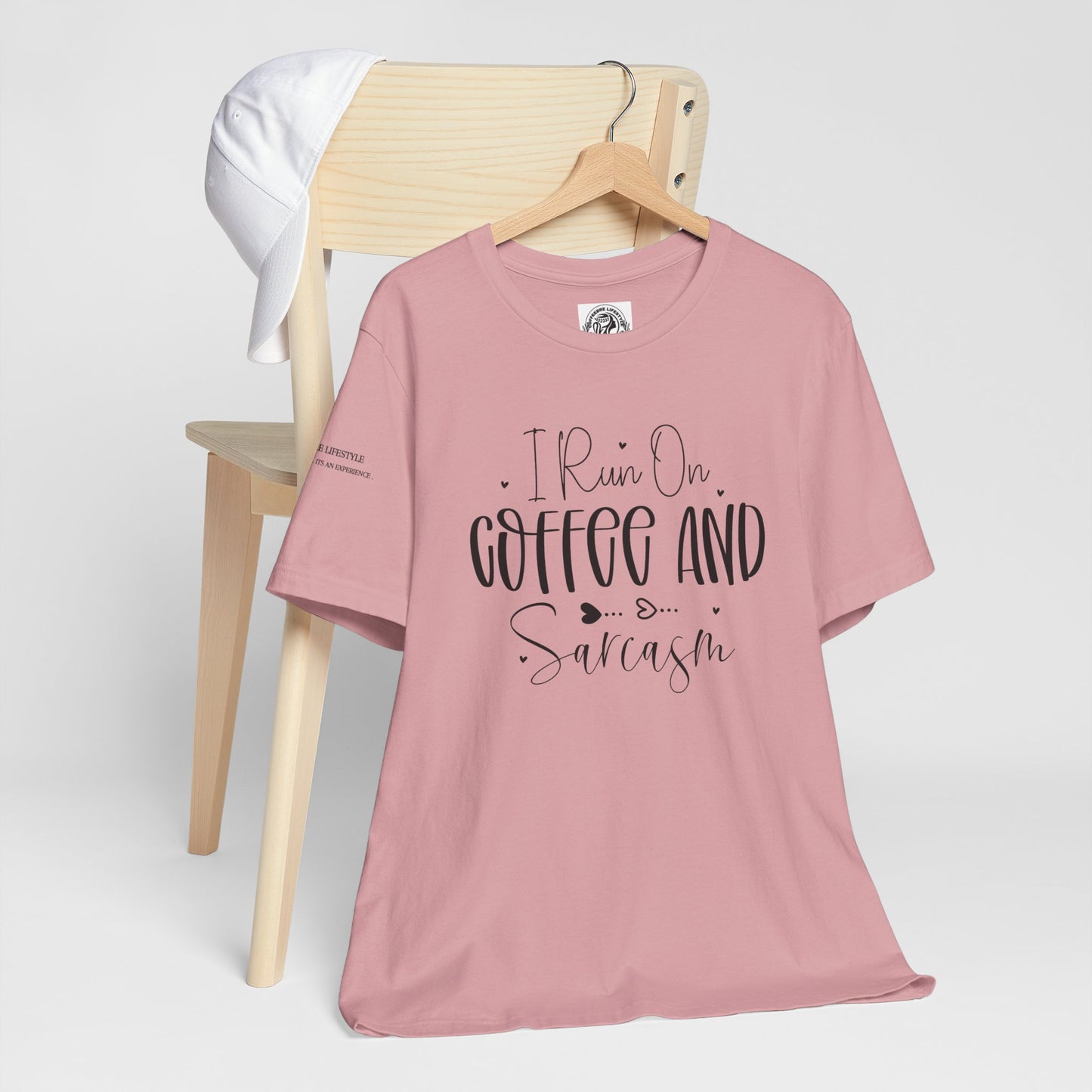 Fitness T-Shirt - I Run On Coffee Workout Shirt