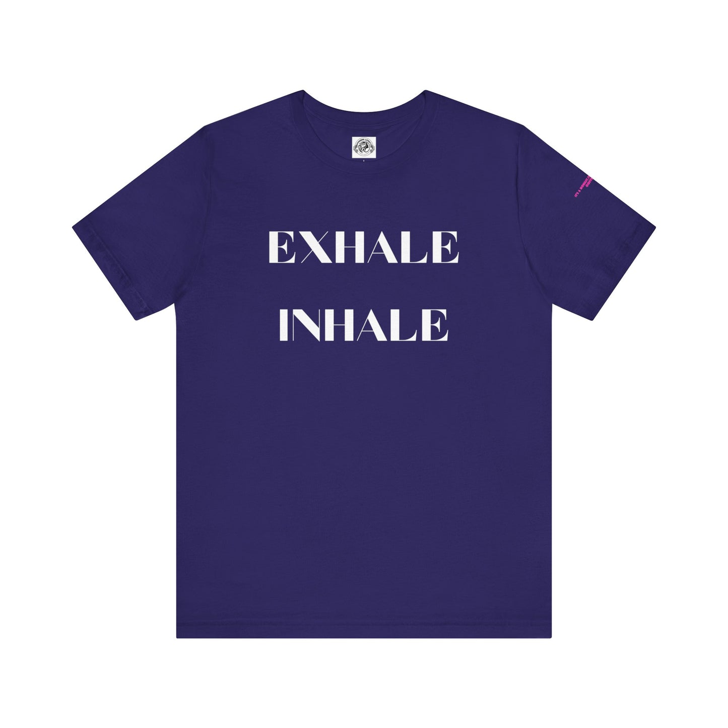 Exhale Inhale Yoga Fitness Workout T-Shirt - COFFEEBRE