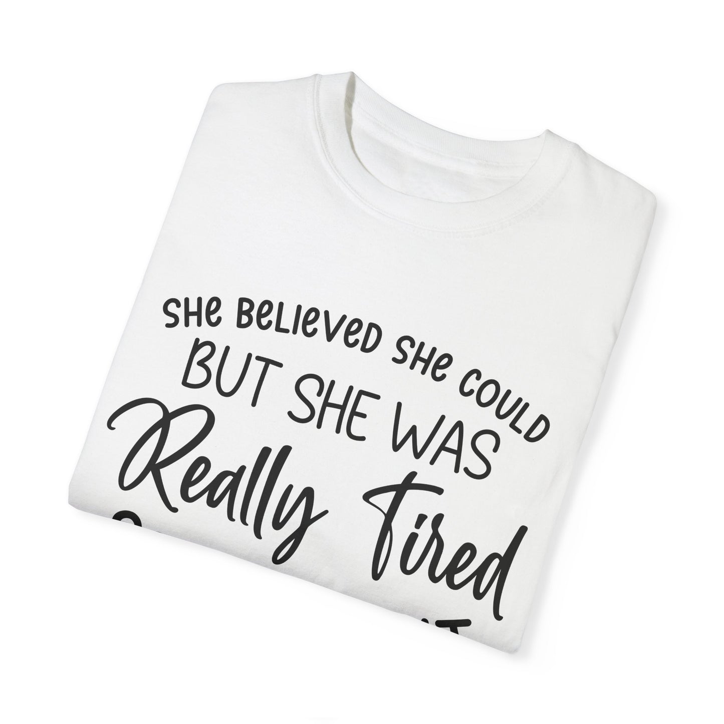 She Believed Fitness Workout T-shirt