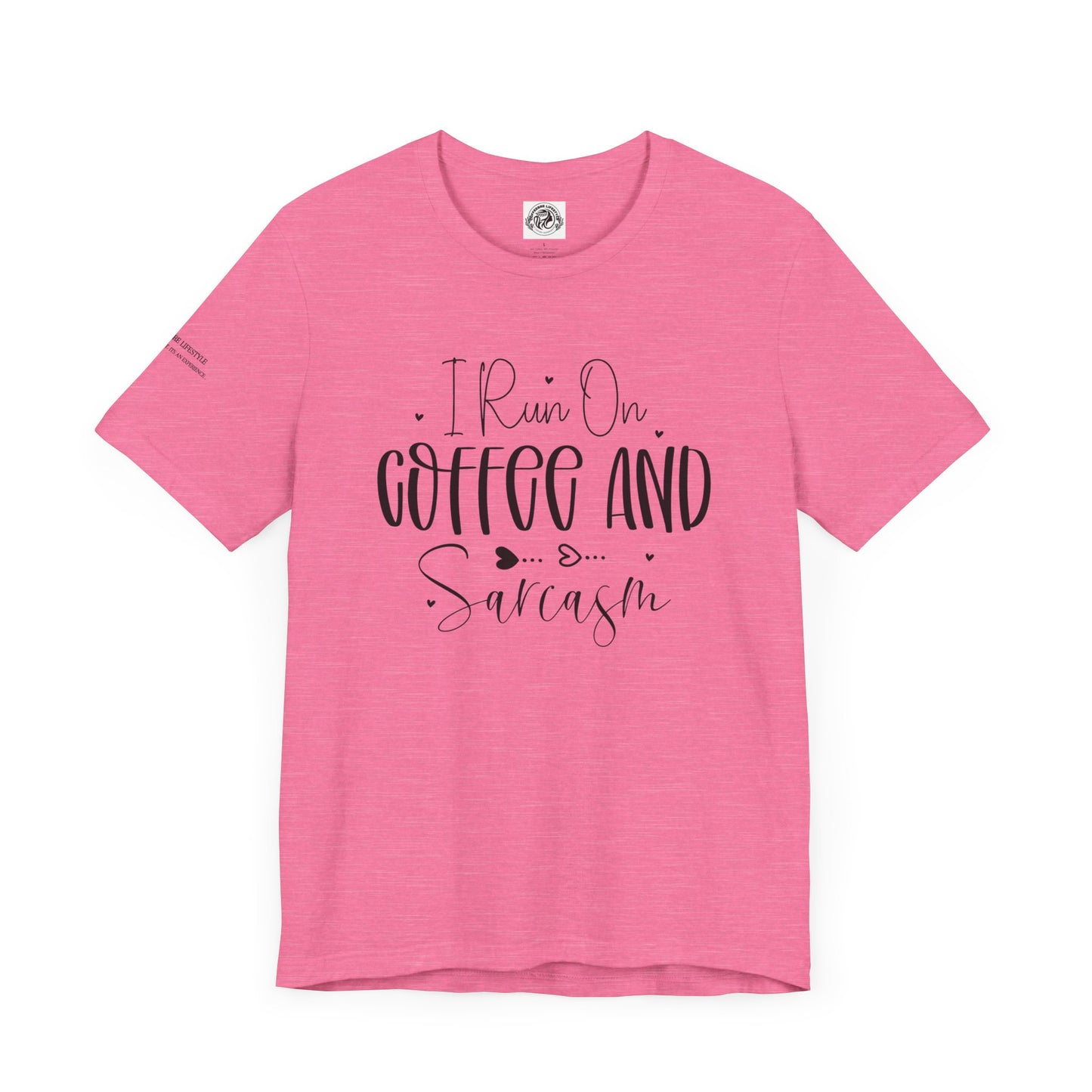 Fitness T-Shirt - I Run On Coffee Workout Shirt