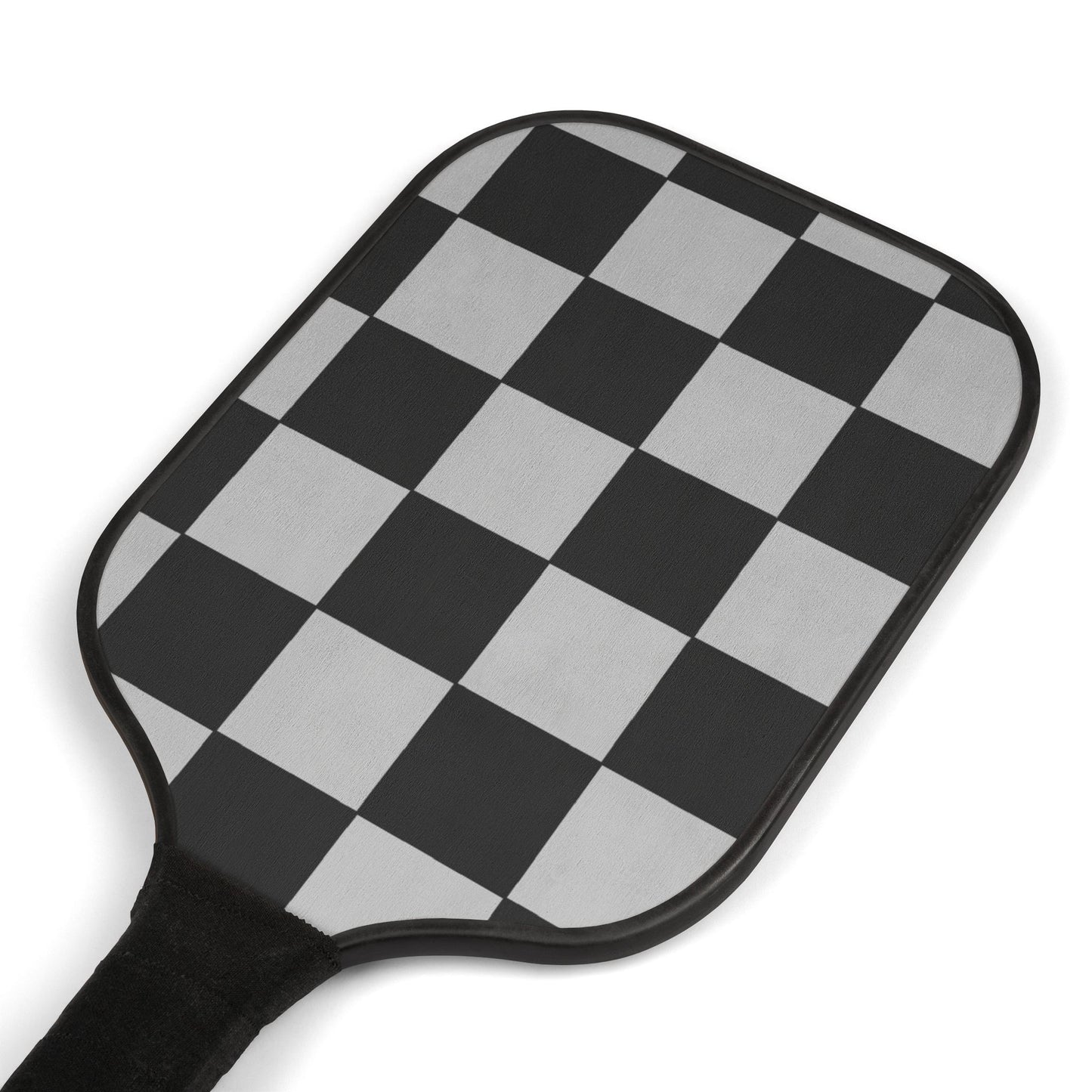 Grey Checkered Pickleball Paddle Kit - COFFEEBRE