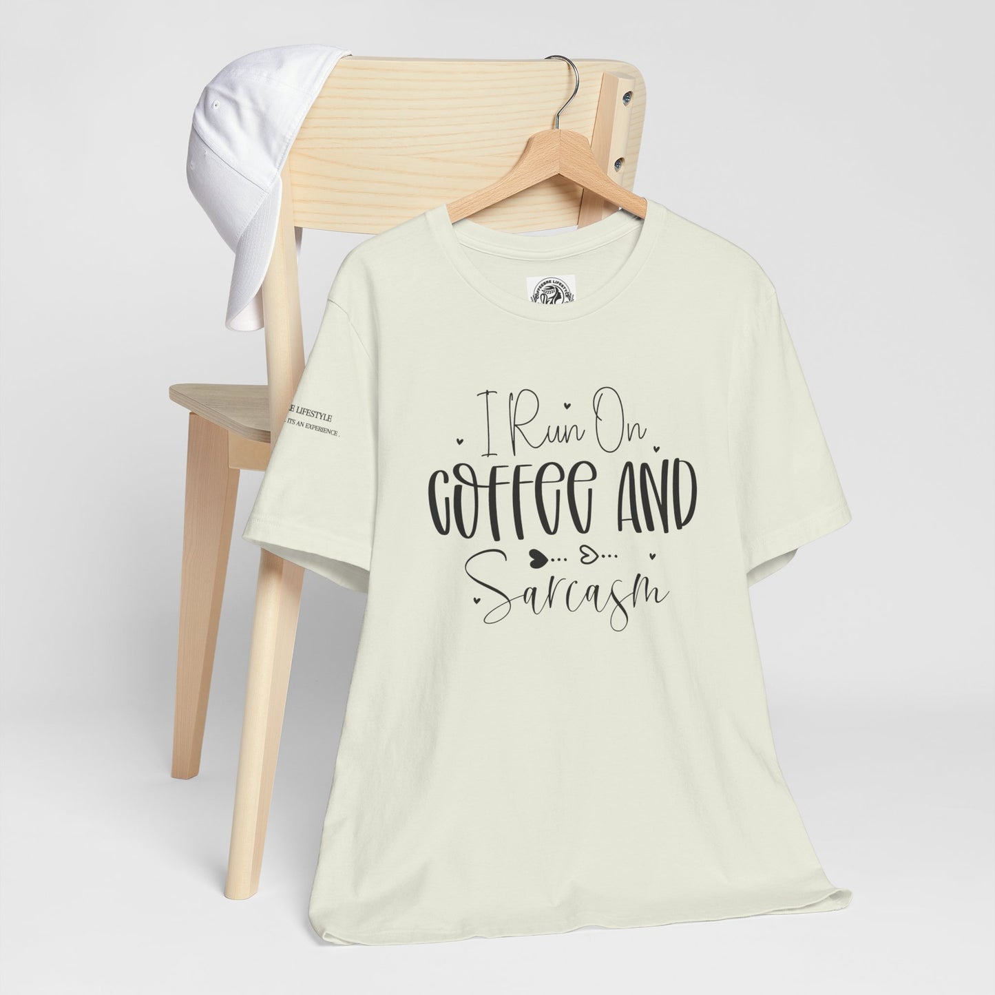 Fitness T-Shirt - I Run On Coffee Workout Shirt