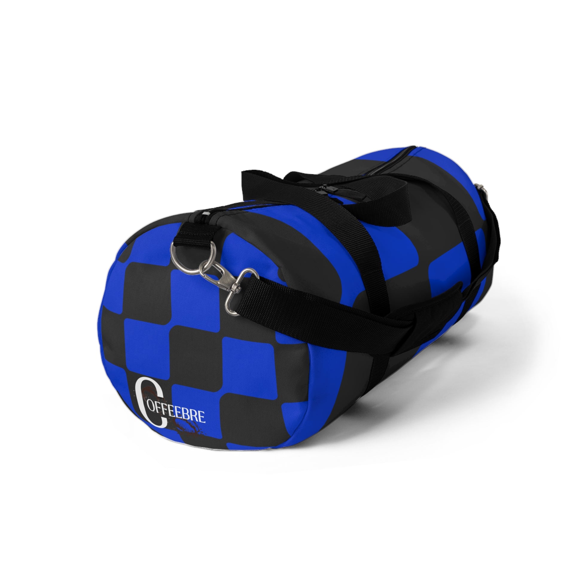 Blue Checkered Duffel Bag - COFFEEBRE