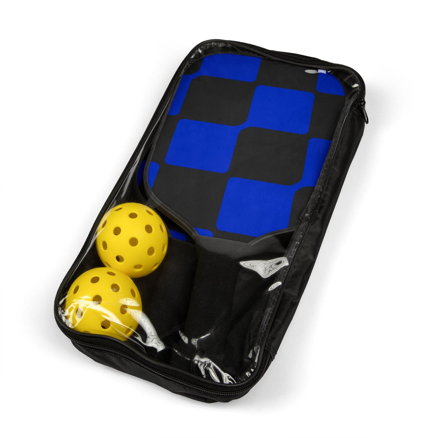 Blue Checkered Pickleball Paddle Kit - COFFEEBRE