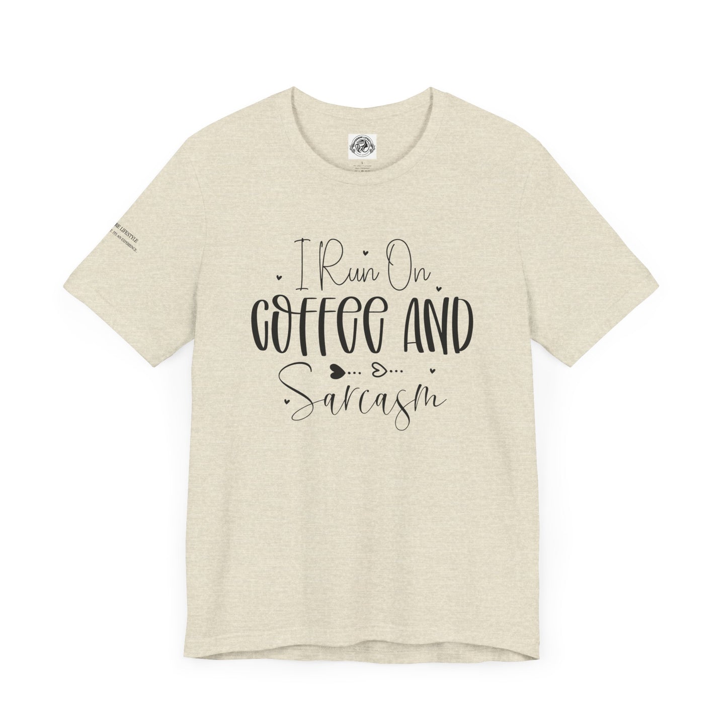 Fitness T-Shirt - I Run On Coffee Workout Shirt