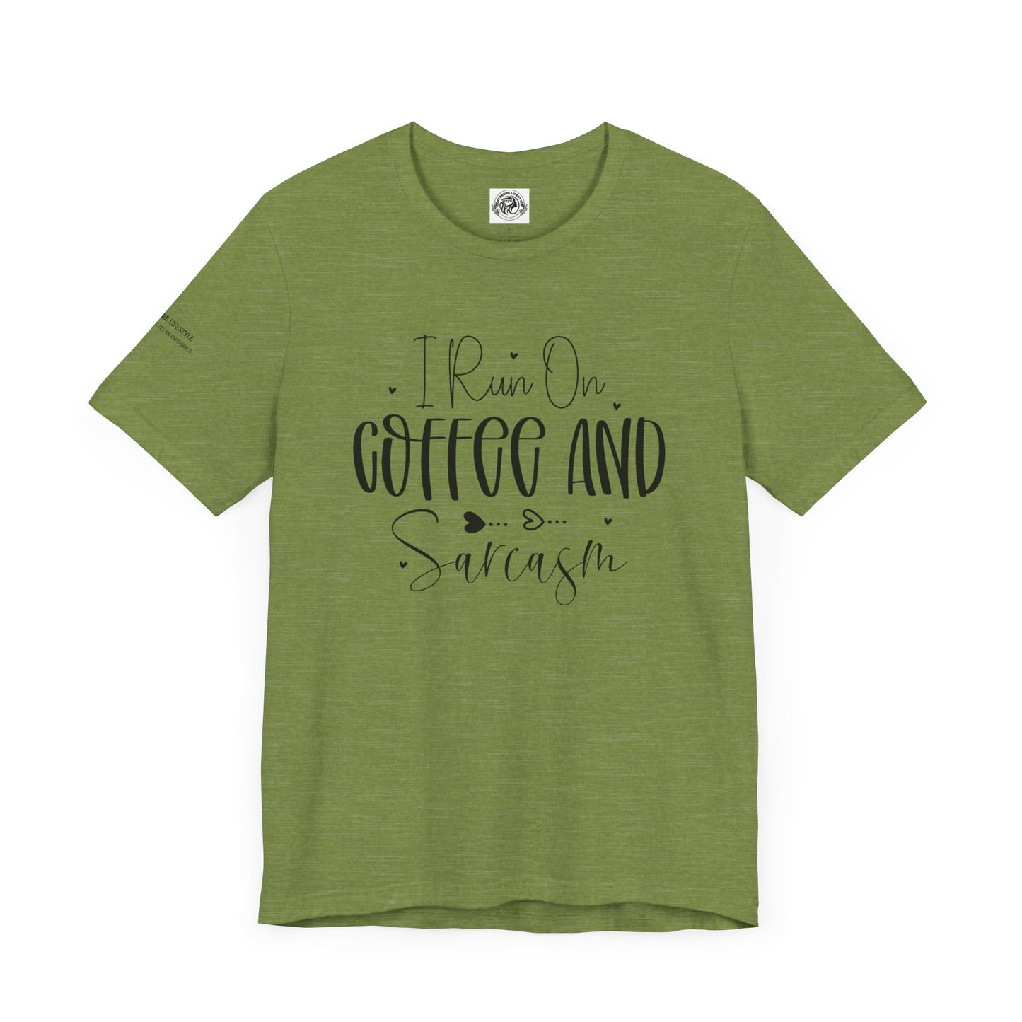 Fitness T-Shirt - I Run On Coffee Workout Shirt