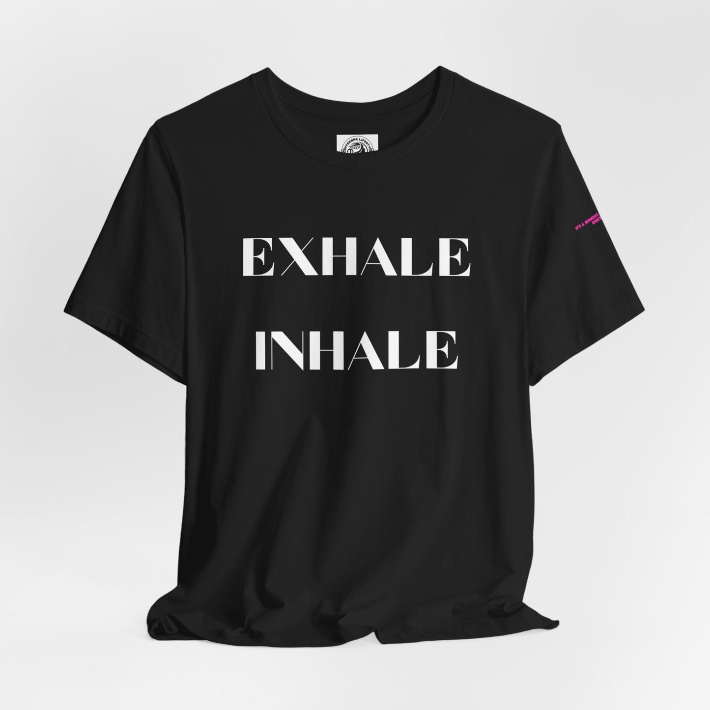 Exhale Inhale Yoga Fitness Workout T-Shirt