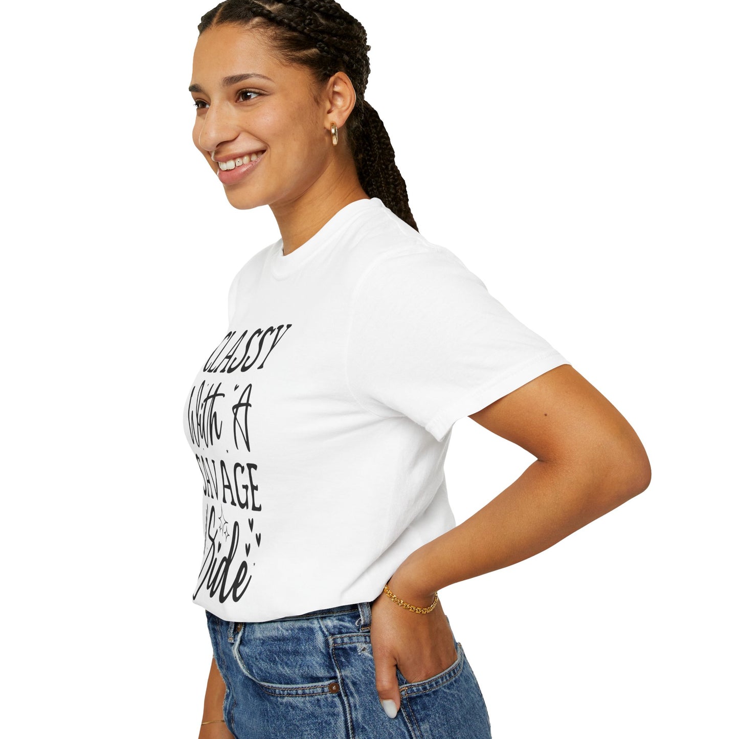 Class With Savage Side Athleisure T-shirt