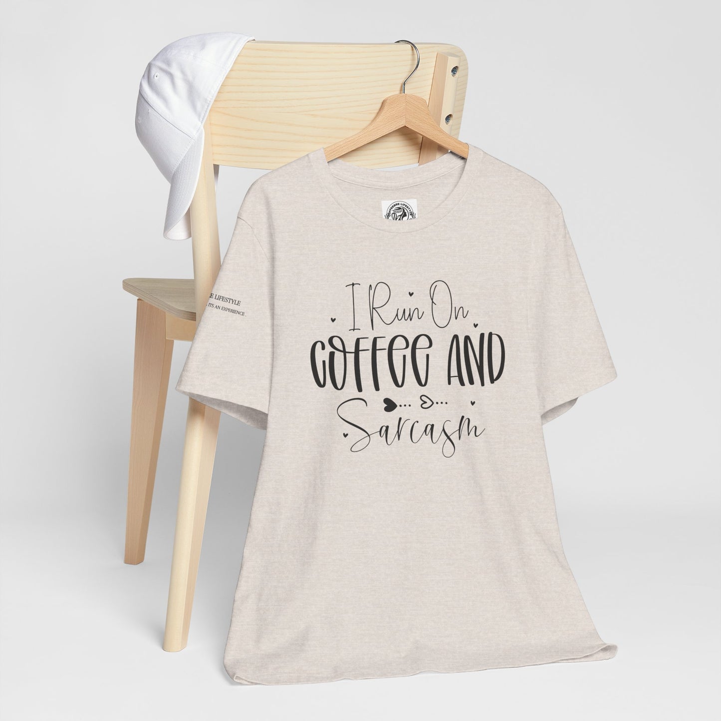 Fitness T-Shirt - I Run On Coffee Workout Shirt